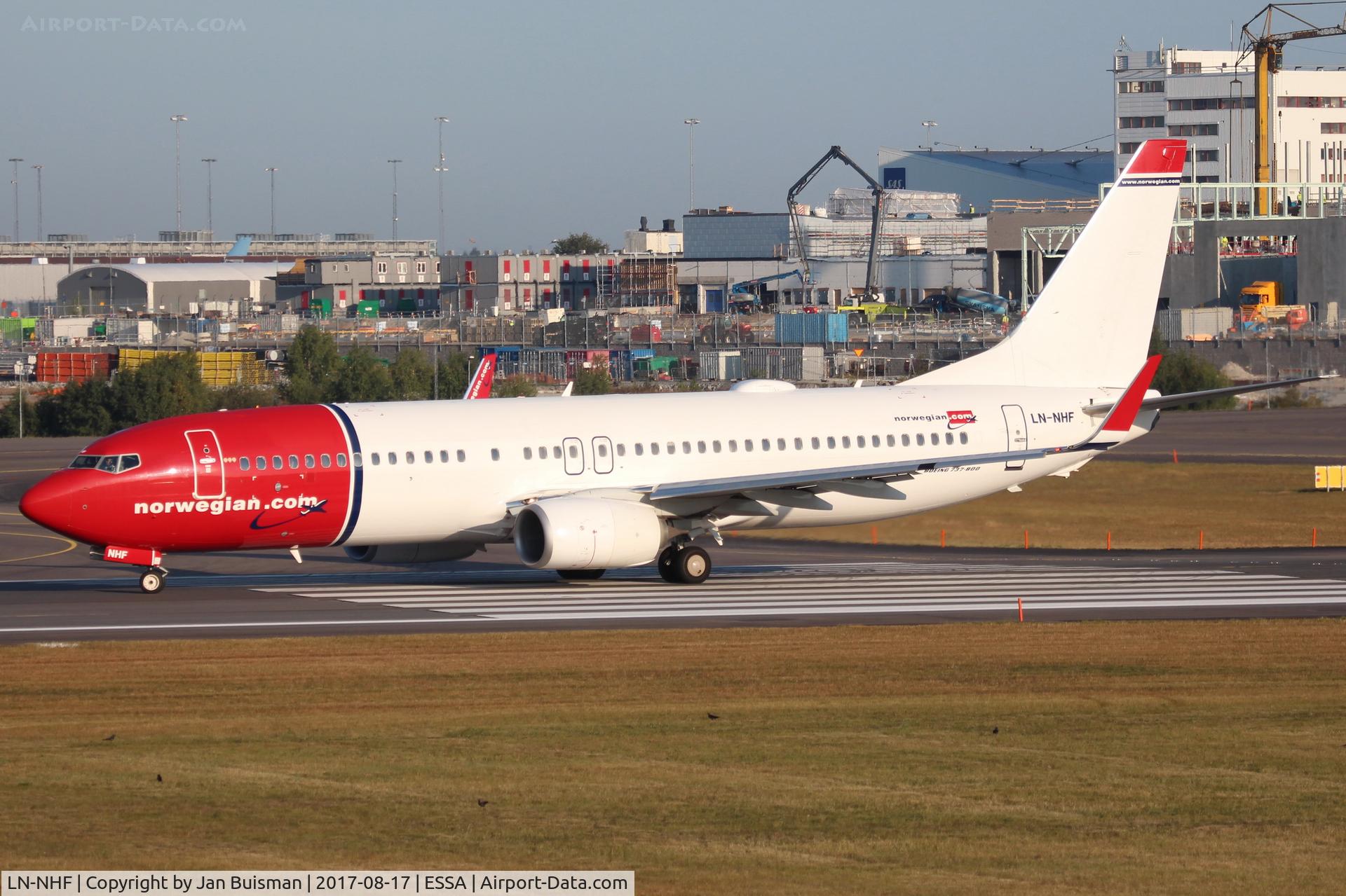 LN-NHF, 2015 Boeing 737-8JP C/N 42075, Norwegian