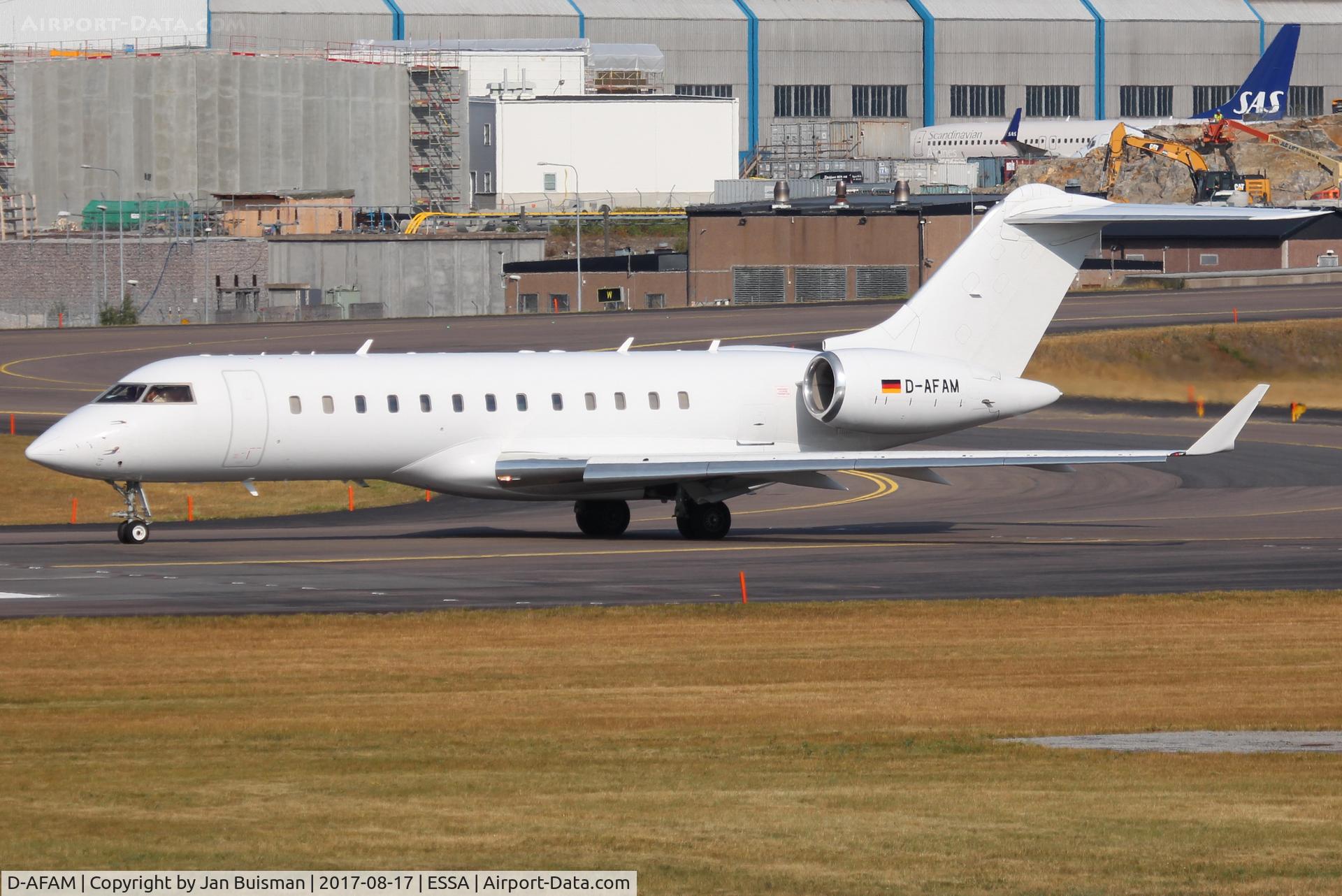 D-AFAM, 1999 Bombardier BD-700-1A10 Global Express C/N 9028, FAI-rent-a-jet