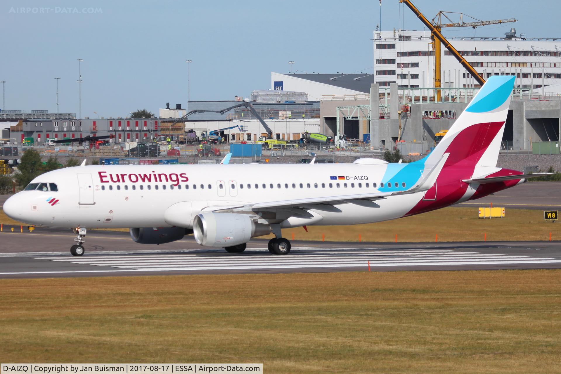 D-AIZQ, 2013 Airbus A320-214 C/N 5497, Eurowings