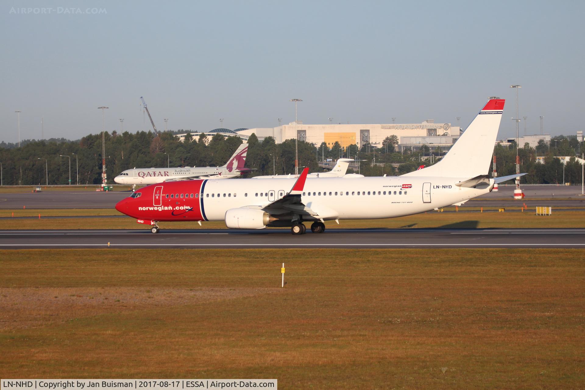 LN-NHD, 2015 Boeing 737-8JP C/N 41131, Norwegian