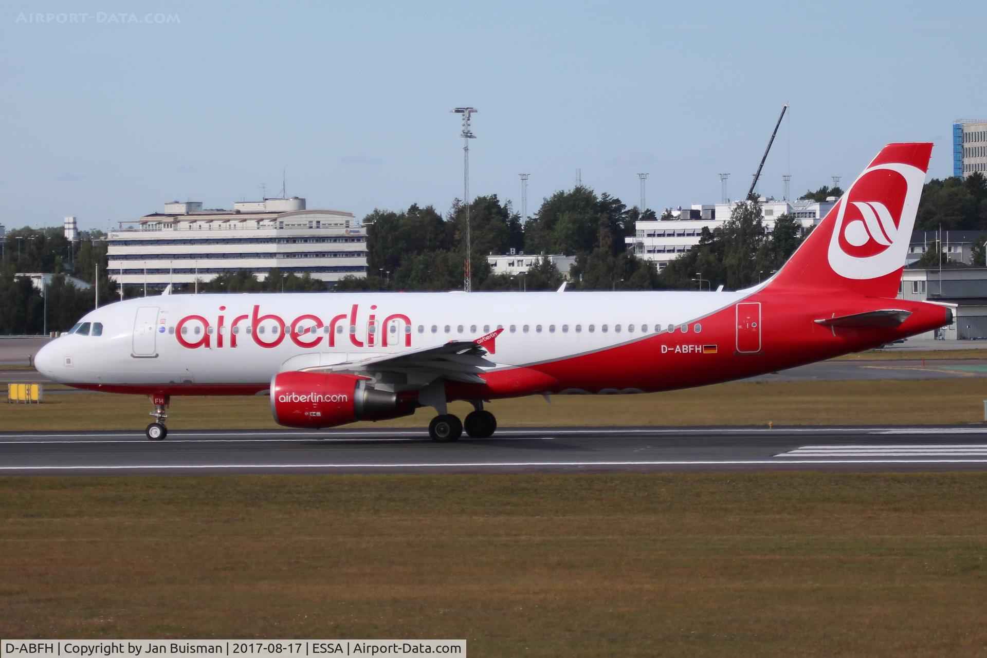 D-ABFH, 2010 Airbus A320-214 C/N 4294, Air Berlin