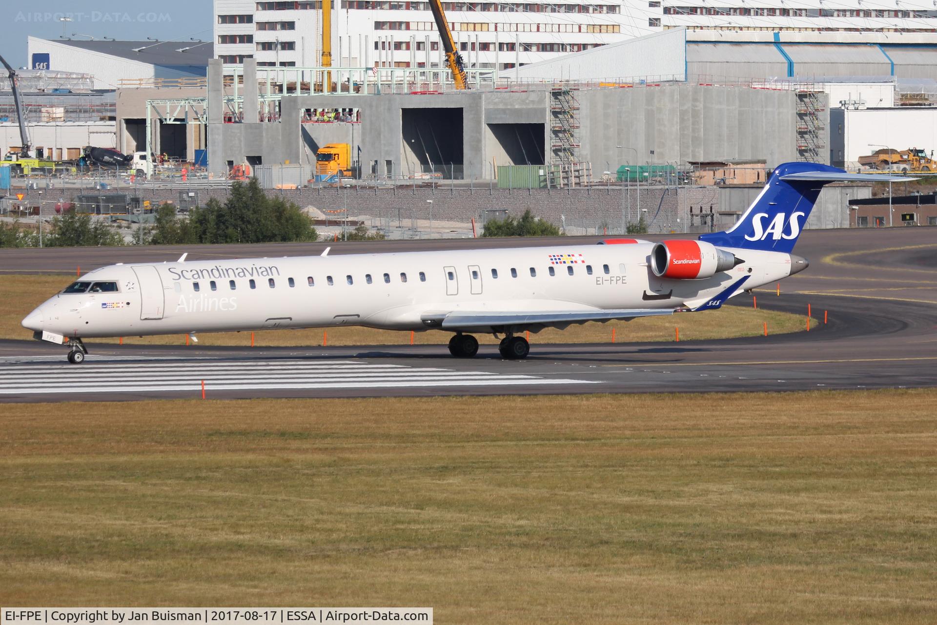 EI-FPE, 2016 Bombardier CRJ-900LR (CL-600-2D24) C/N 15402, SAS