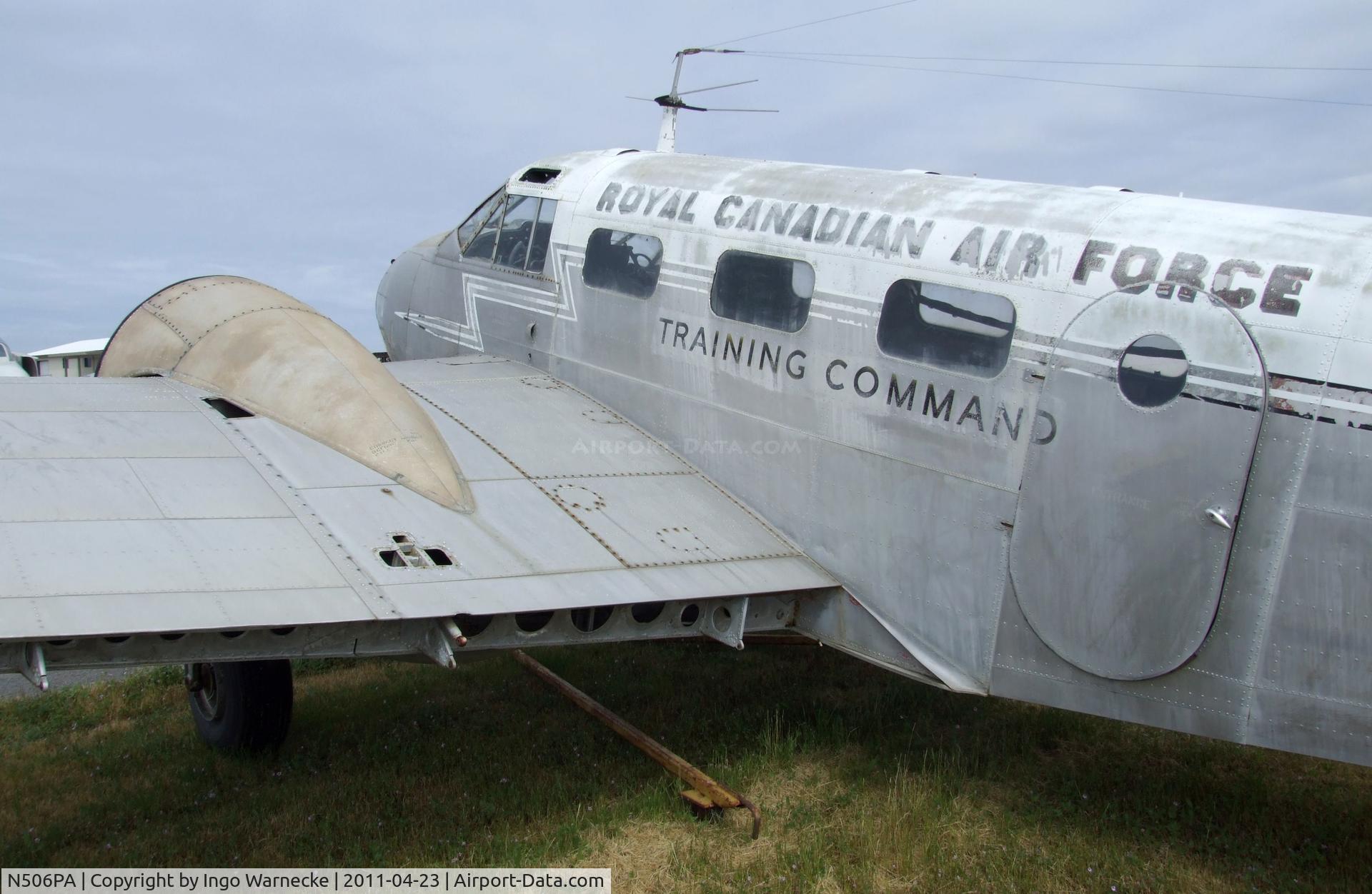 N506PA, 1944 Beech UC-45F C/N 7159, Beechcraft UC-45F Expeditor awaiting restoration at the Estrella Warbirds Museum, Paso Robles CA