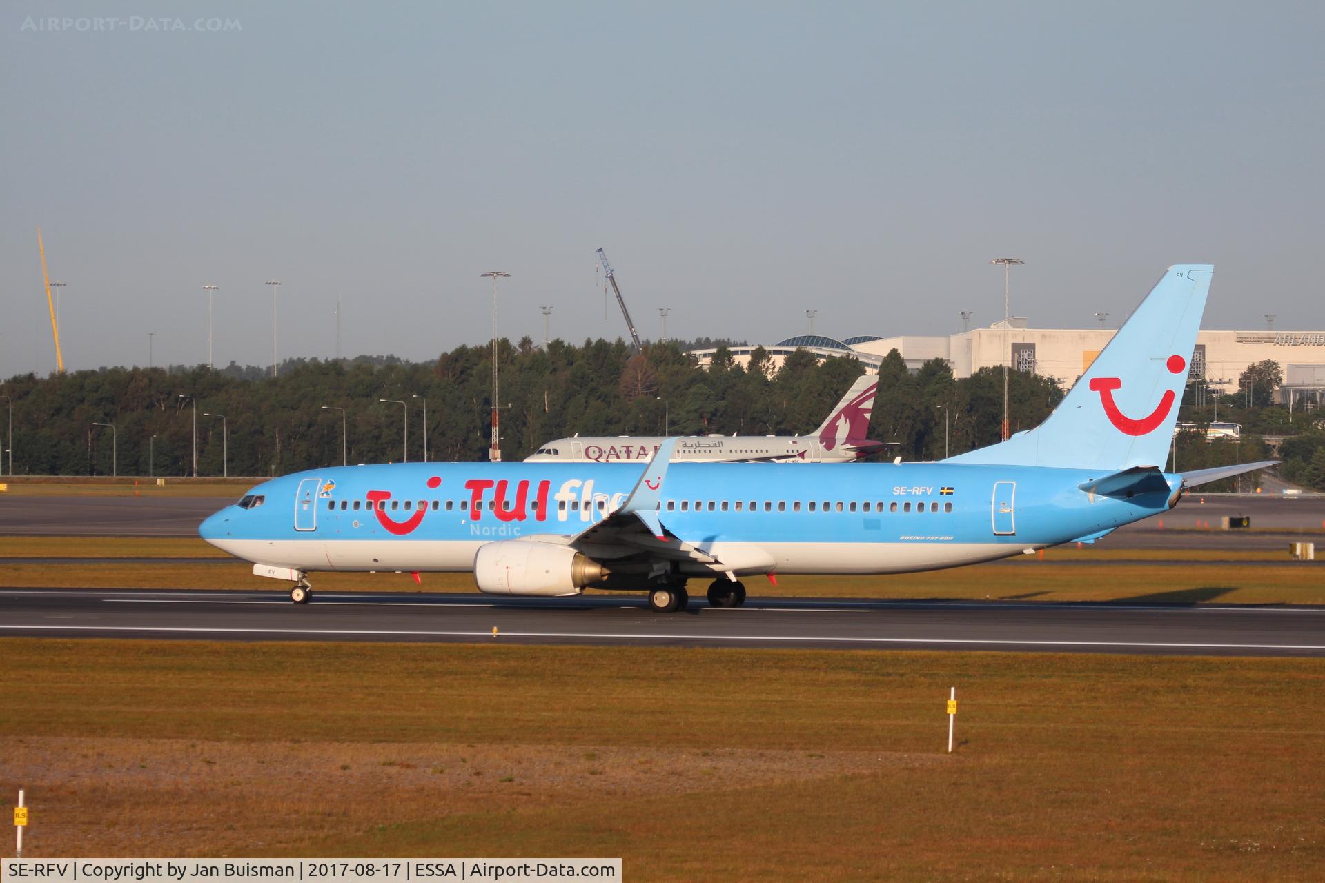 SE-RFV, 2006 Boeing 737-86N C/N 32669, TUIfly Nordic