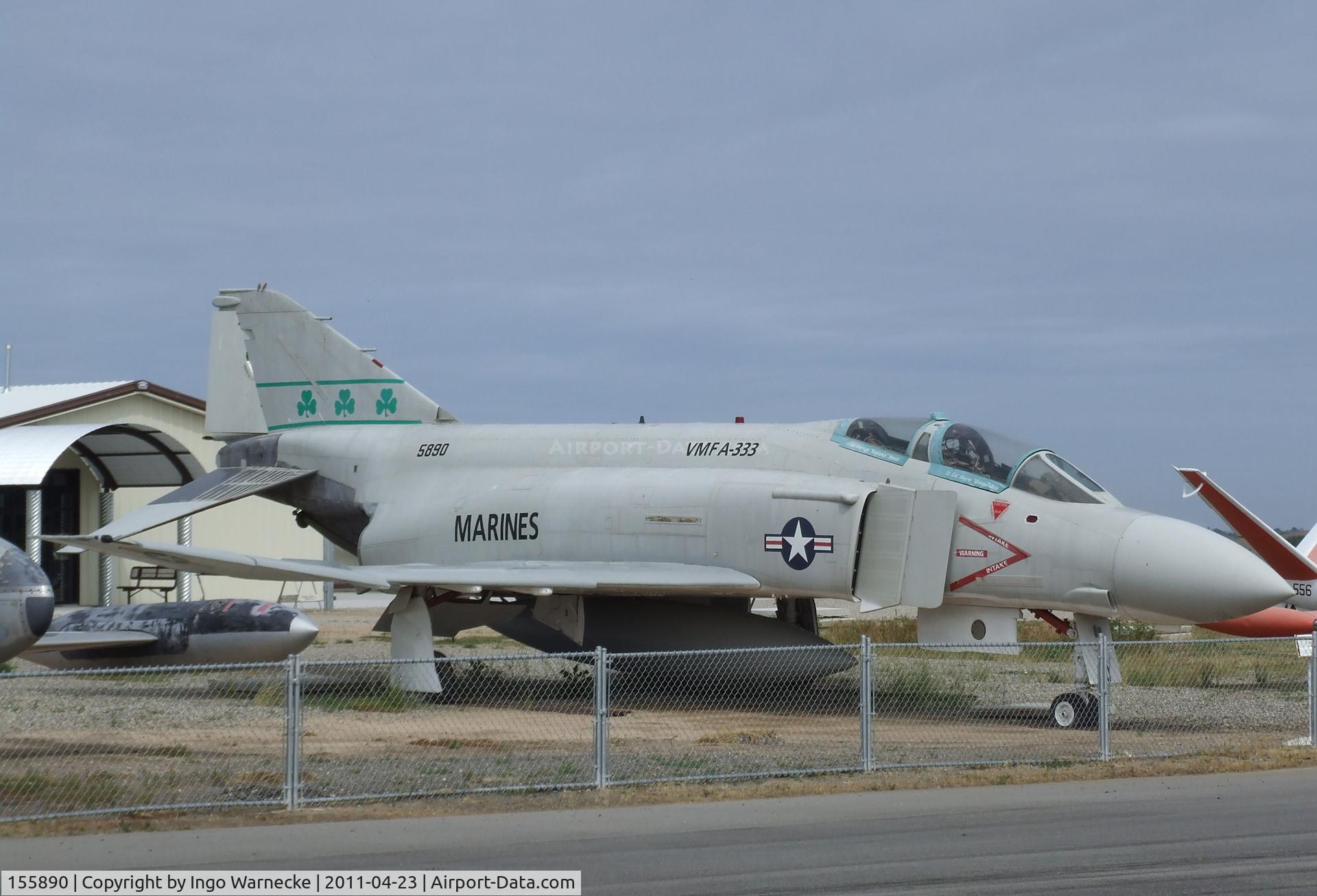 155890, McDonnell F-4J Phantom II C/N 3520, McDonnell Douglas F-4J Phantom II at the Estrella Warbirds Museum, Paso Robles CA