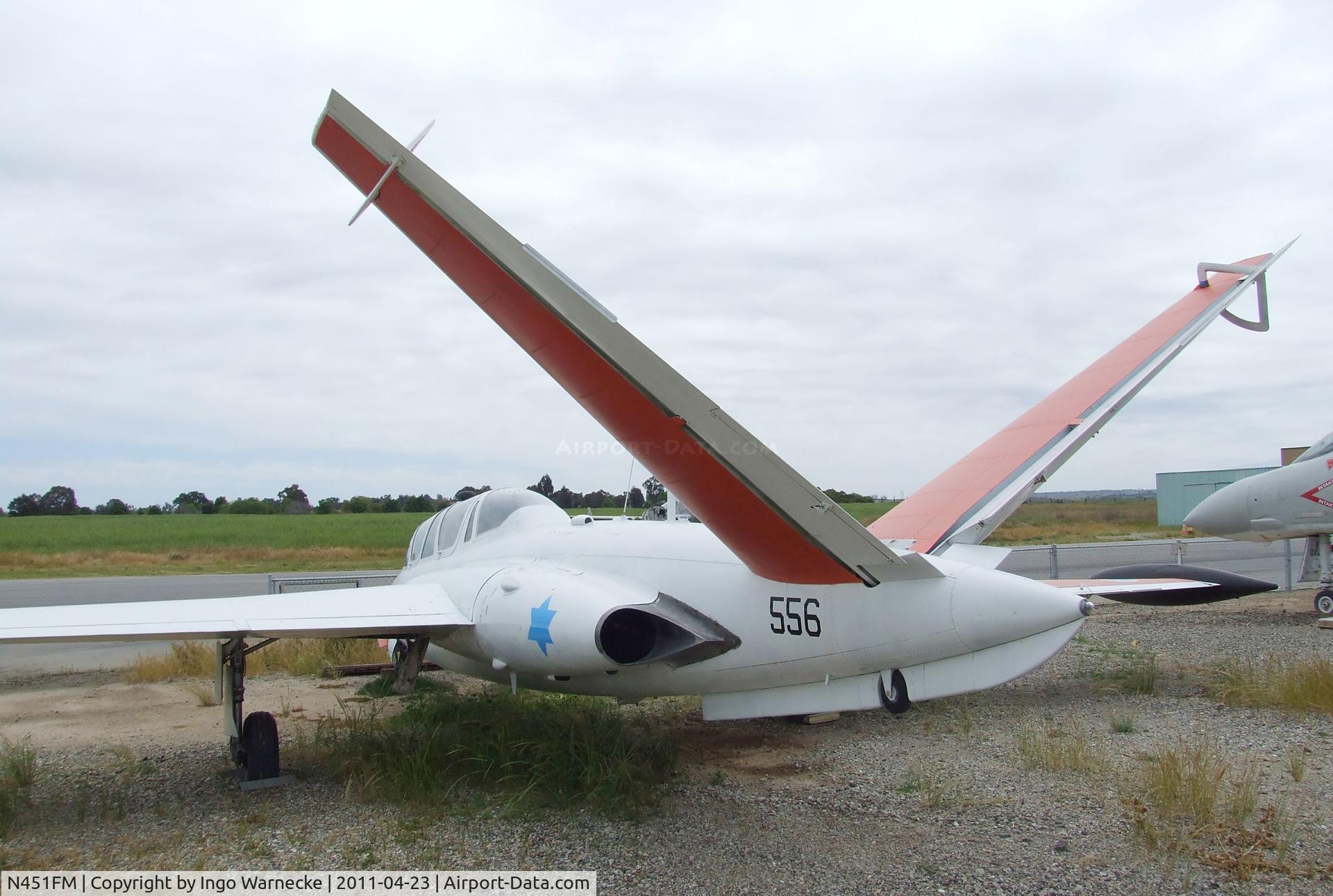 N451FM, Fouga CM-170 Magister C/N 451, Fouga CM.170 Magister at the Estrella Warbirds Museum, Paso Robles CA