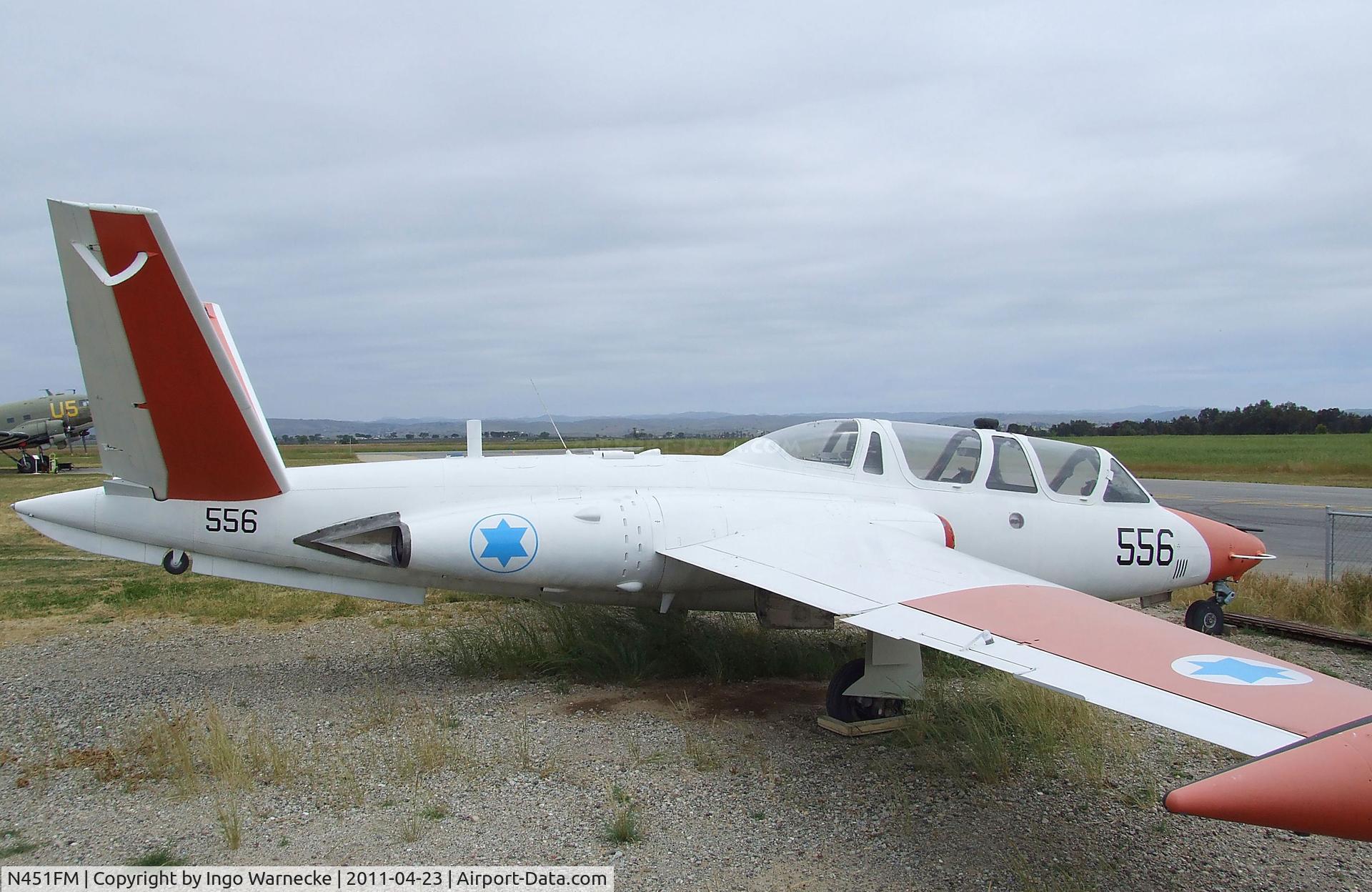 N451FM, Fouga CM-170 Magister C/N 451, Fouga CM.170 Magister at the Estrella Warbirds Museum, Paso Robles CA