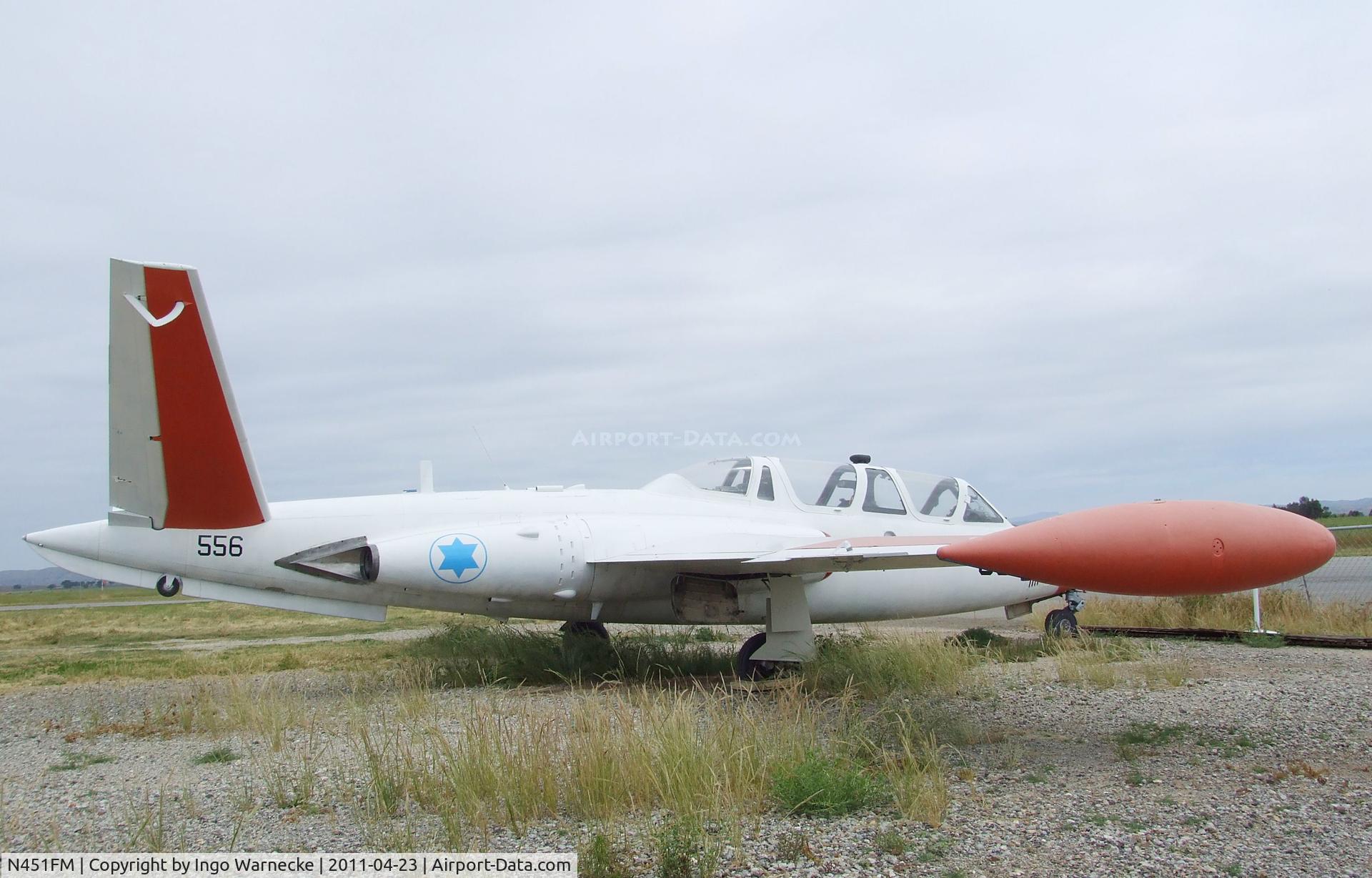 N451FM, Fouga CM-170 Magister C/N 451, Fouga CM.170 Magister at the Estrella Warbirds Museum, Paso Robles CA