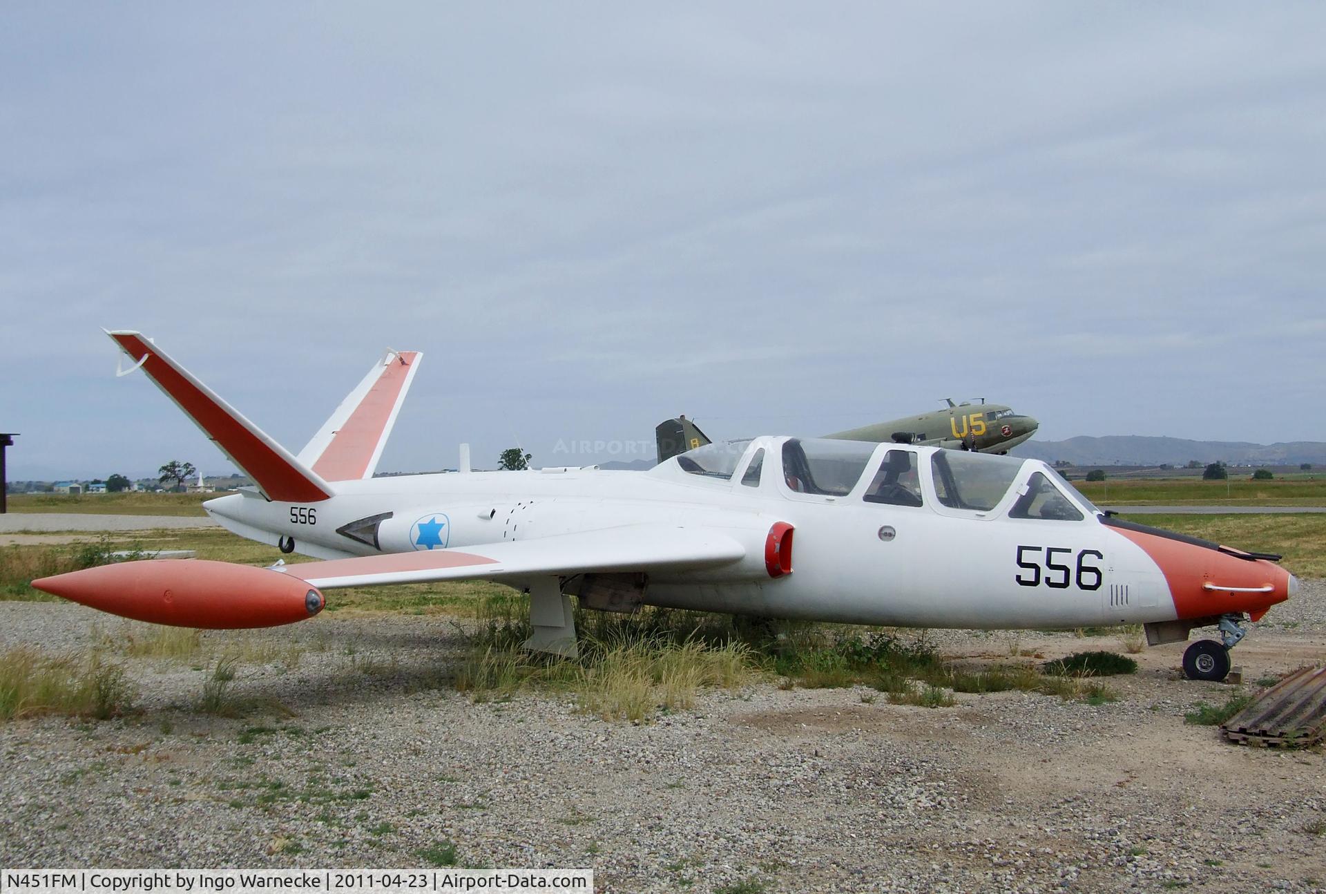 N451FM, Fouga CM-170 Magister C/N 451, Fouga CM.170 Magister at the Estrella Warbirds Museum, Paso Robles CA