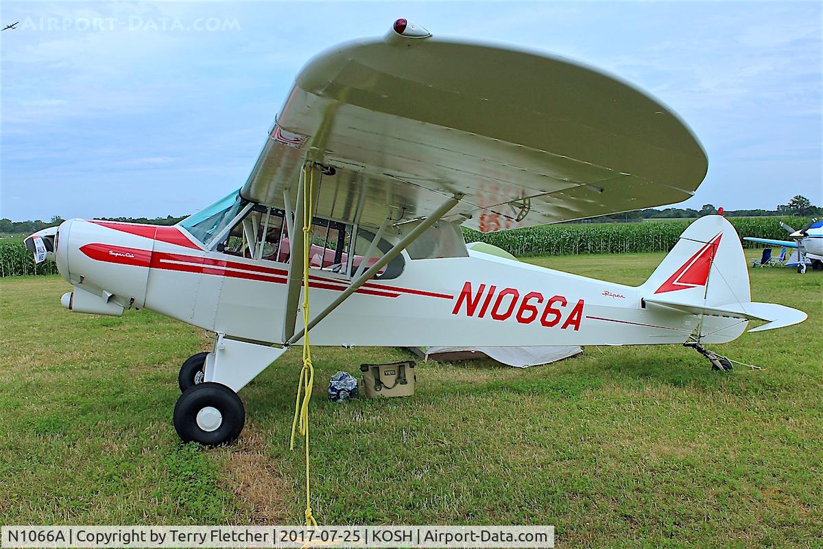 N1066A, 1951 Piper PA-18 C/N 18-646, At 2017 EAA Airventure at Oshkosh