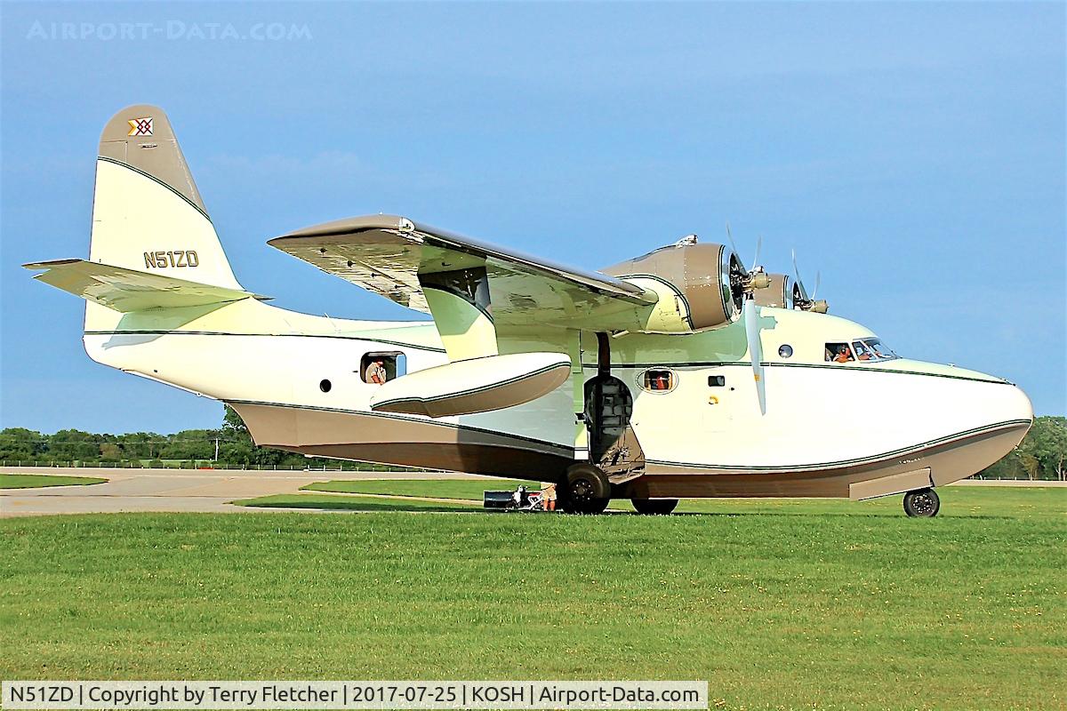 N51ZD, 1962 Grumman G-111 (UF-1) Albatross Albatross C/N 374, At 2017 EAA Airventure at Oshkosh