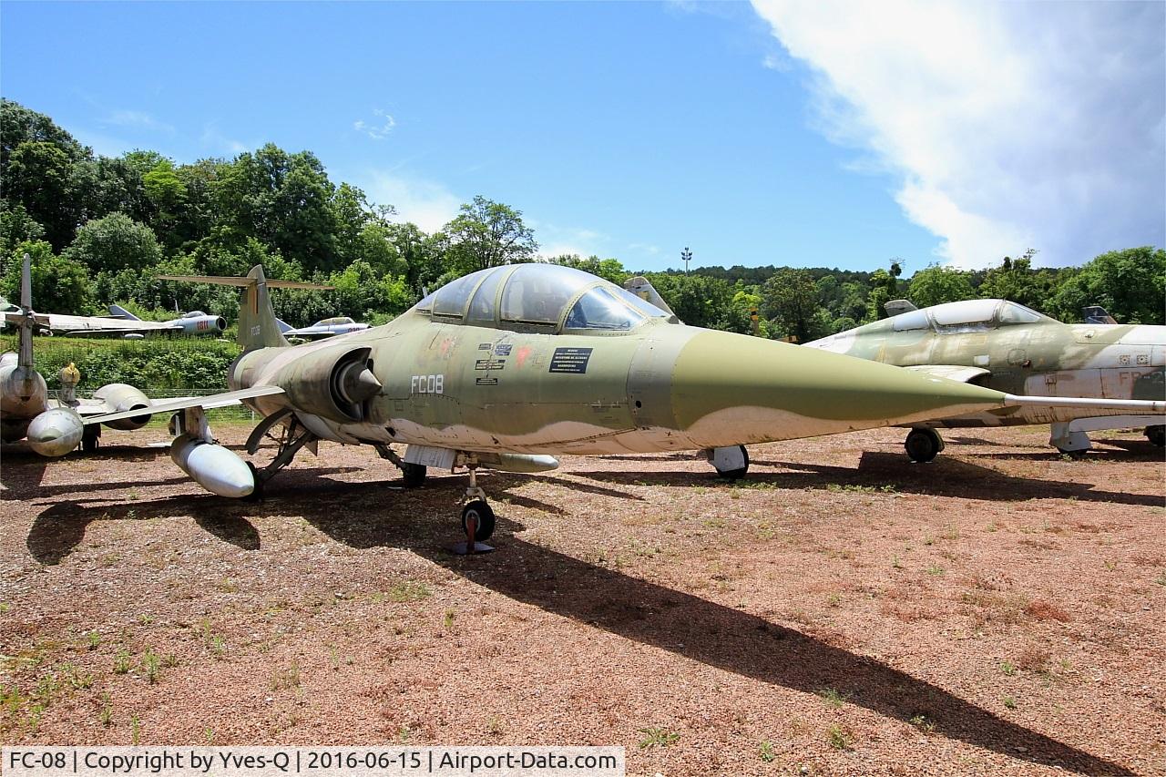 FC-08, Lockheed TF-104G Starfighter C/N 583G-5105, Lockheed TF-104G Starfighter, Preserved at Savigny-Les Beaune Museum