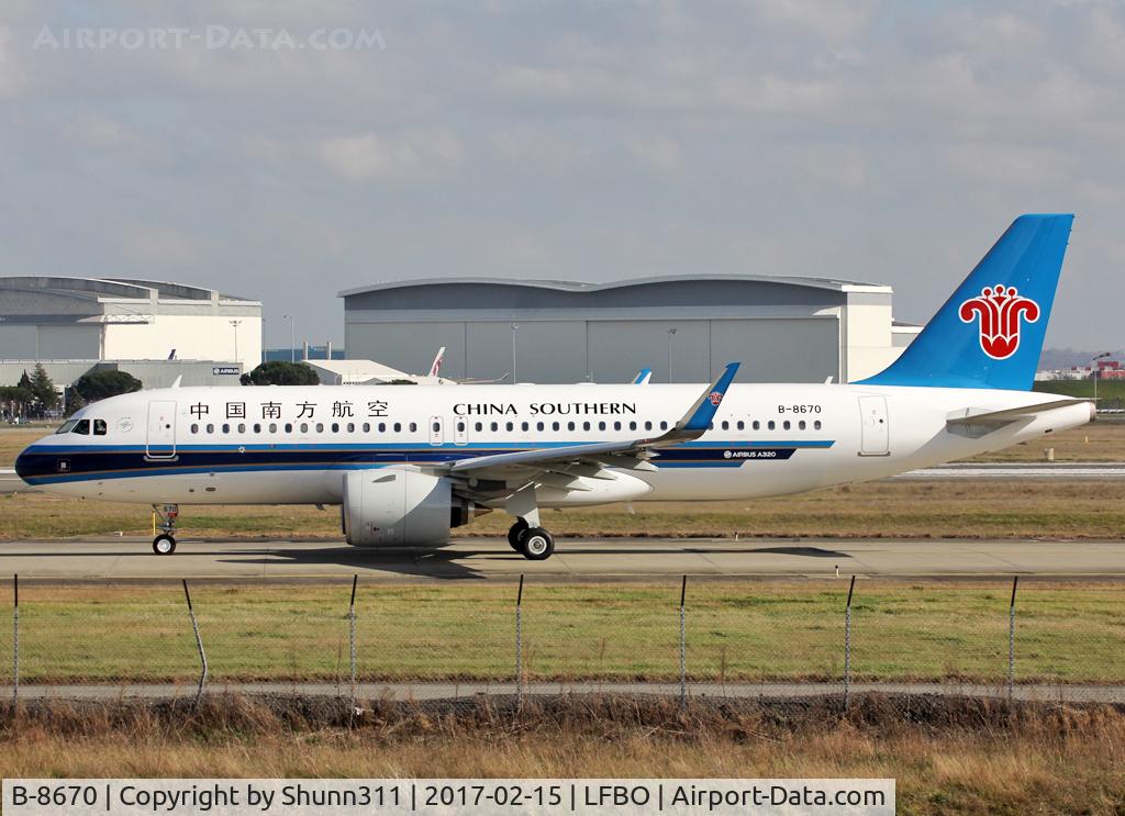 B-8670, 2016 Airbus A320-271N C/N 7269, Delivery day...