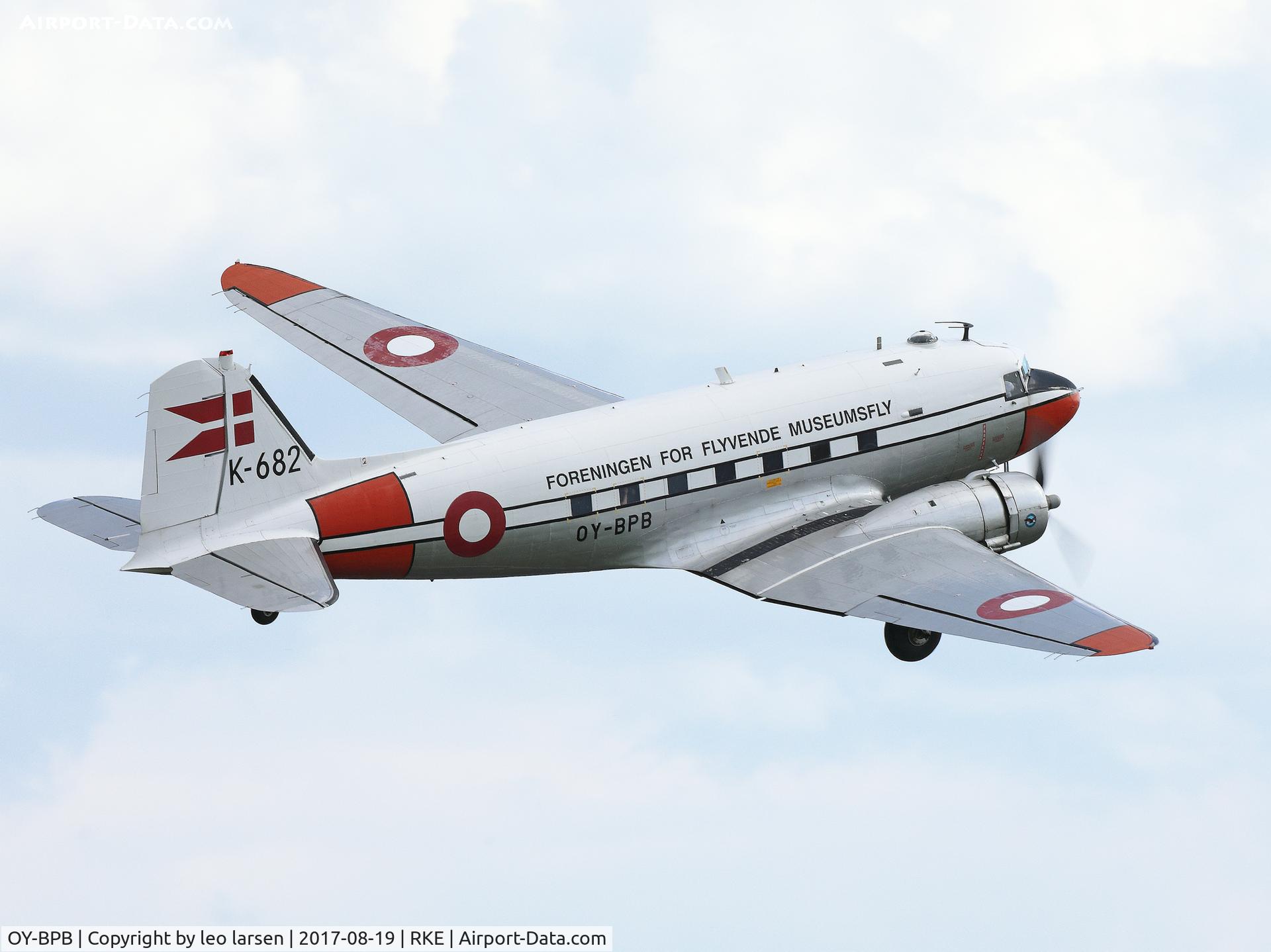 OY-BPB, 1943 Douglas C-47A-85-DL (DC-3A) Skytrain C/N 20019, Roskilde Air Show 19.8.2017