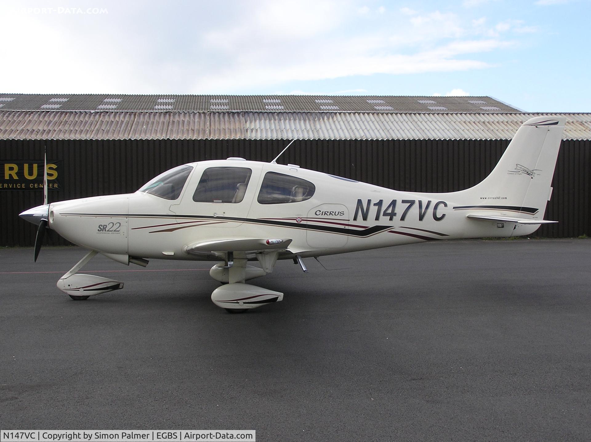 N147VC, 2003 Cirrus SR22 C/N 0689, Cirrus at Turweston