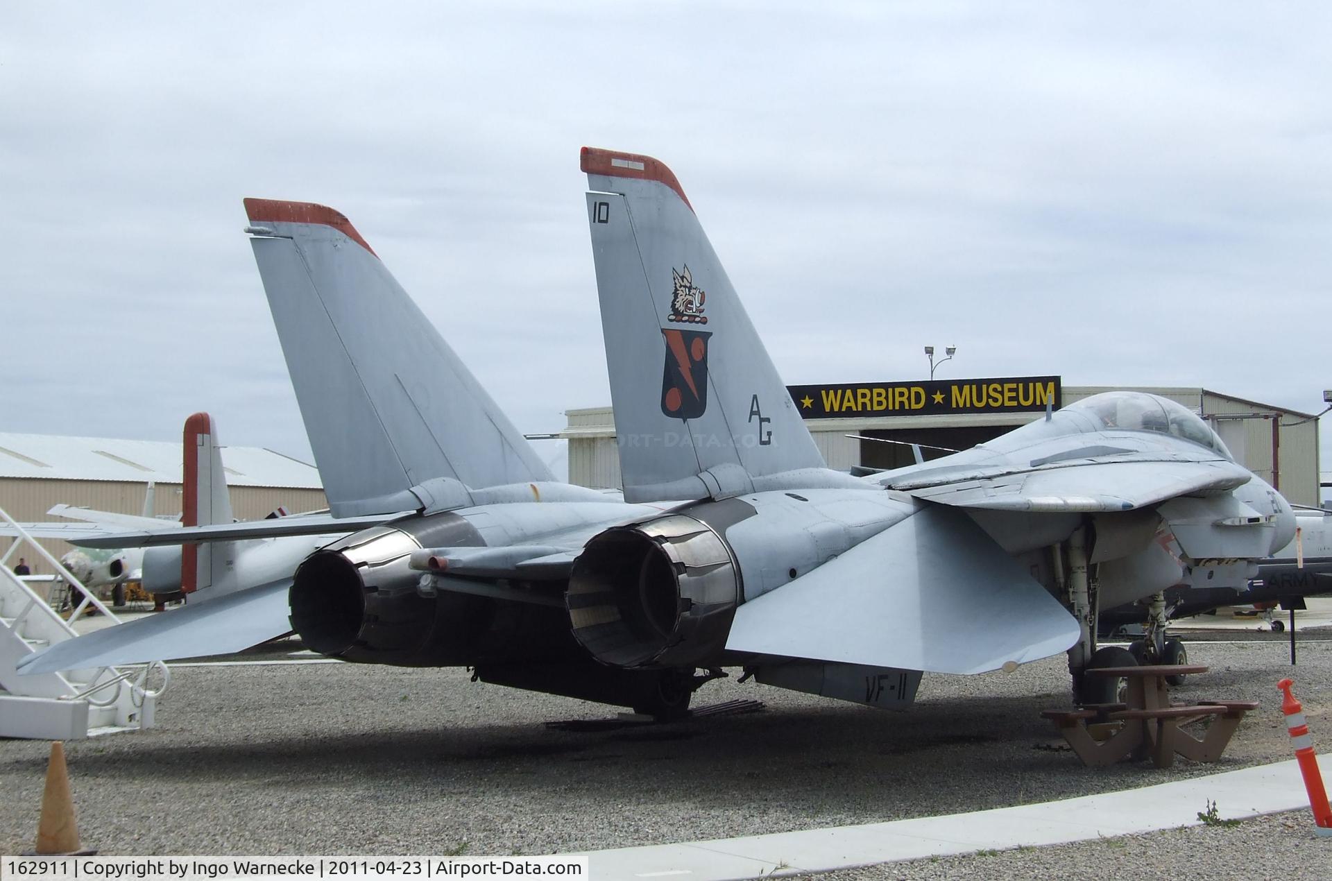 162911, Grumman F-14B Tomcat C/N 559, Grumman F-14B Tomcat at the Estrella Warbirds Museum, Paso Robles CA