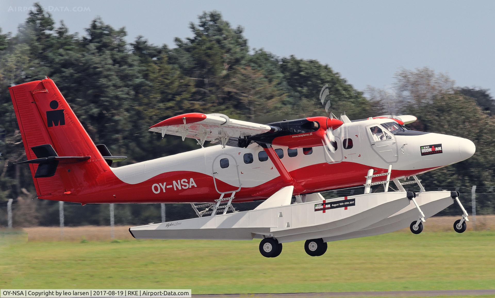 OY-NSA, 1978 De Havilland Canada DHC-6-300 Twin Otter C/N 577, Roskilde Air Show 19.8.2017