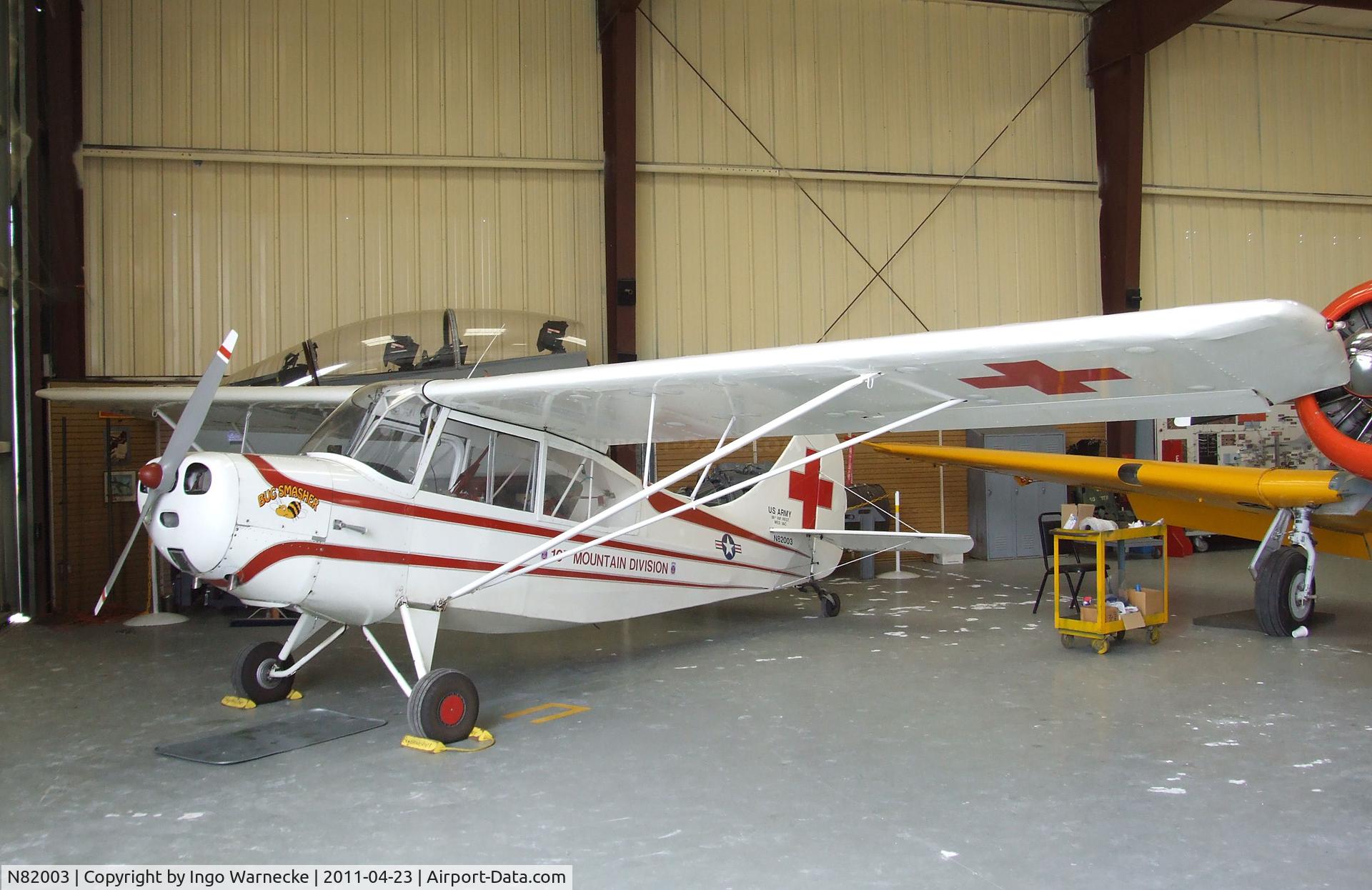 N82003, 1946 Aeronca 7AC Champion C/N 7AC-628, Aeronca 7AC at the Estrella Warbirds Museum, Paso Robles CA