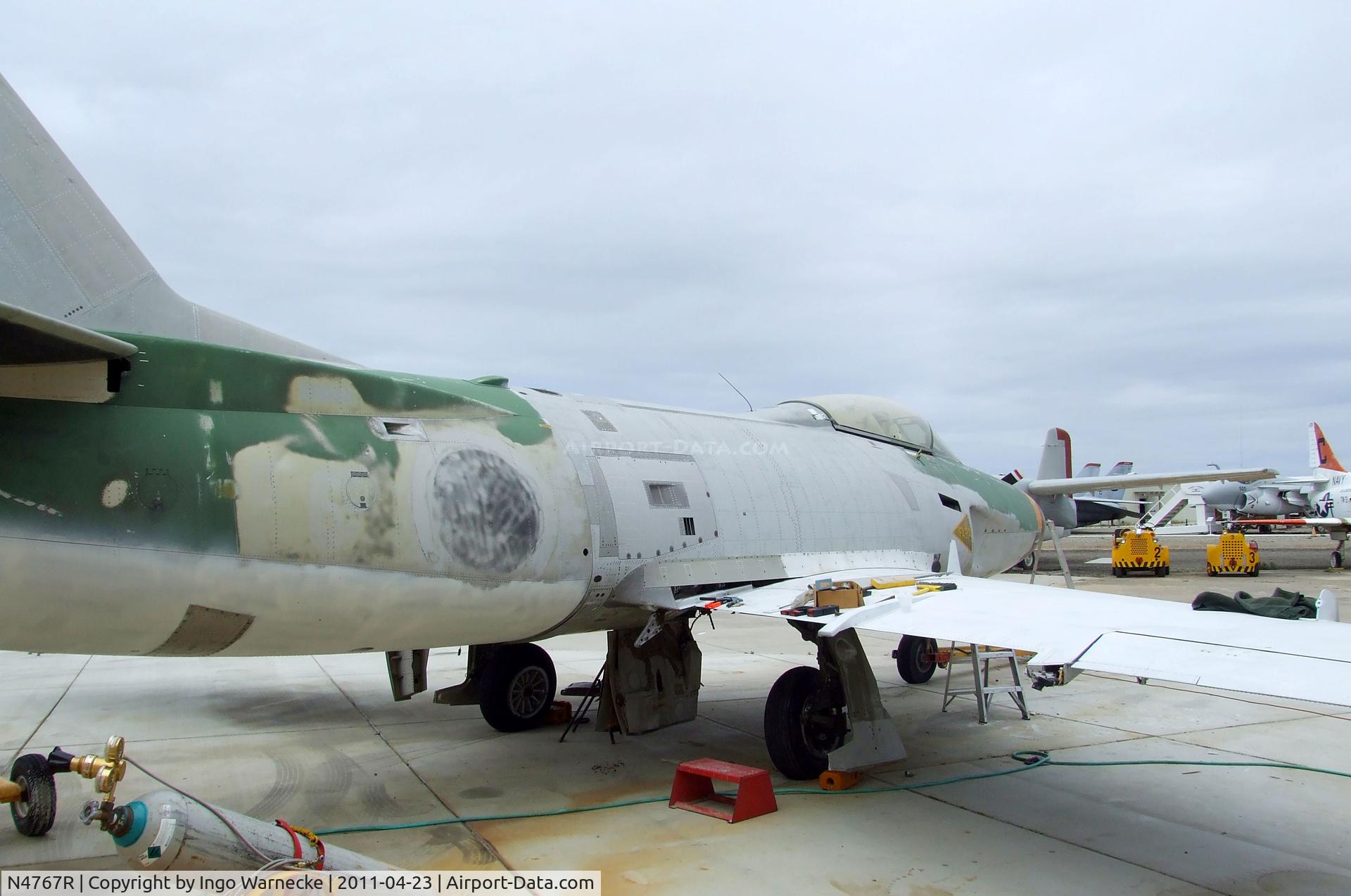 N4767R, Saab A32A Lansen C/N 32-120, SAAB A32A Lansen being restored at the Estrella Warbirds Museum, Paso Robles CA