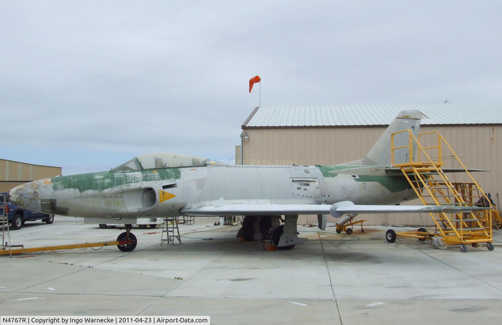 N4767R, Saab A32A Lansen C/N 32-120, SAAB A32A Lansen being restored at the Estrella Warbirds Museum, Paso Robles CA