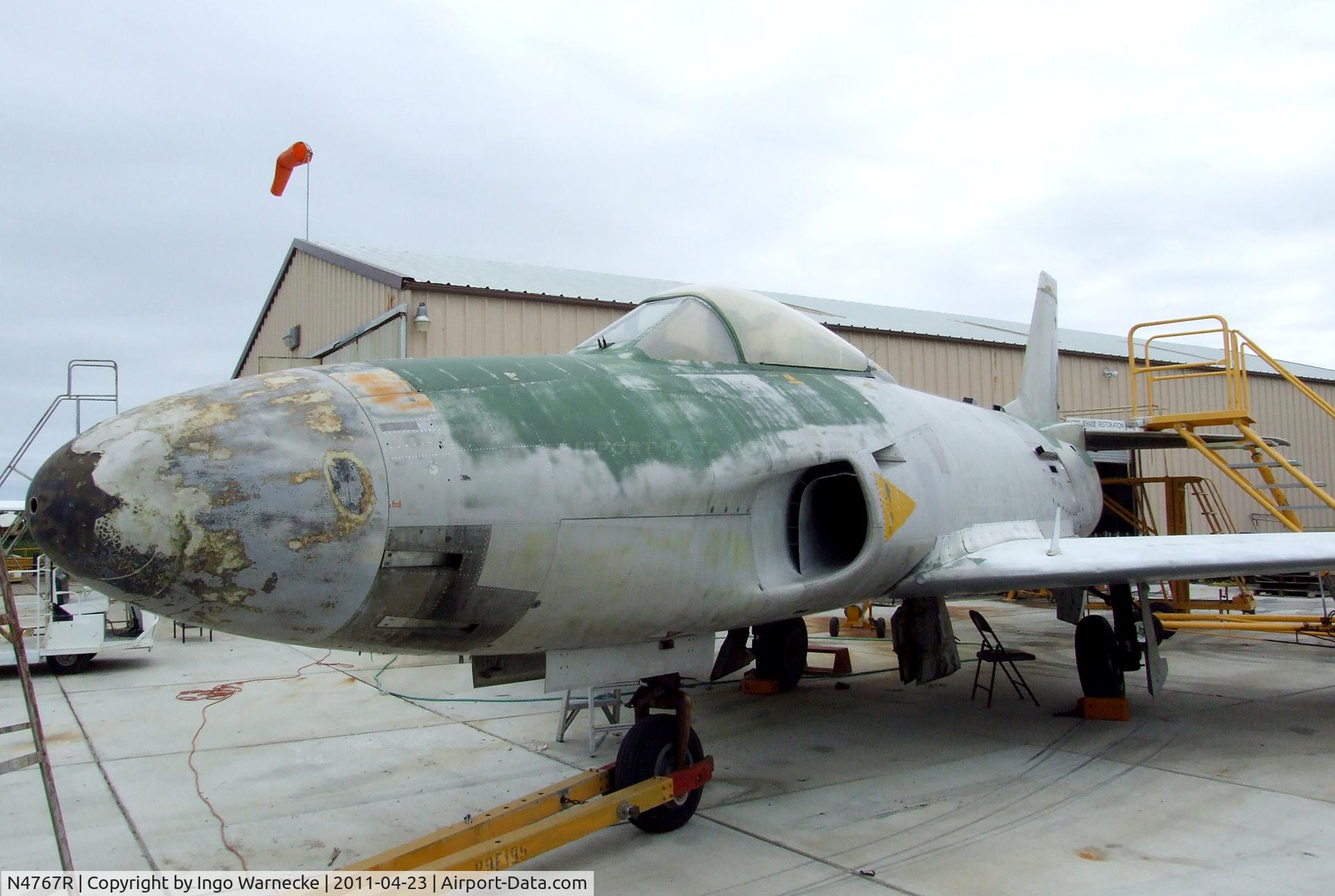 N4767R, Saab A32A Lansen C/N 32-120, SAAB A32A Lansen being restored at the Estrella Warbirds Museum, Paso Robles CA