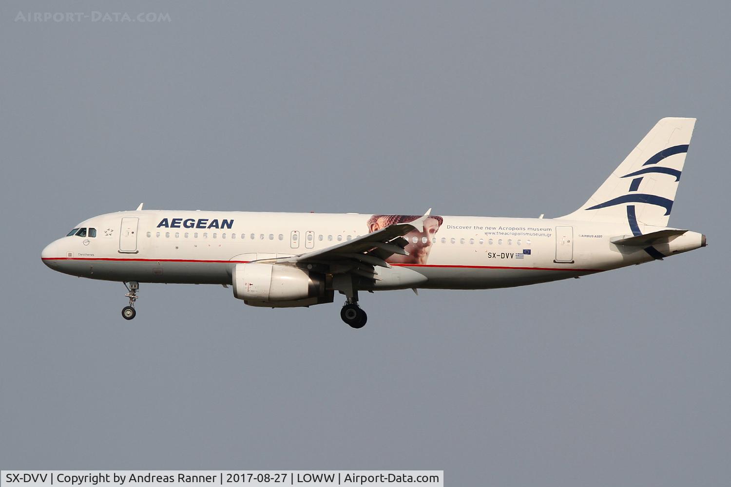 SX-DVV, 2009 Airbus A320-232 C/N 3773, Aegean Airways A320