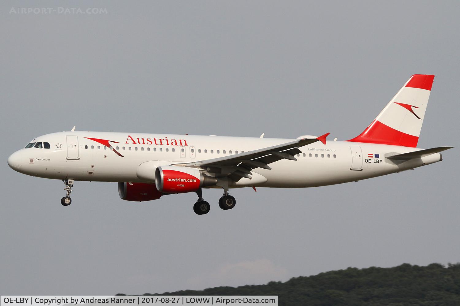OE-LBY, 2012 Airbus A320-214 C/N 5122, Austrian Airlines A320