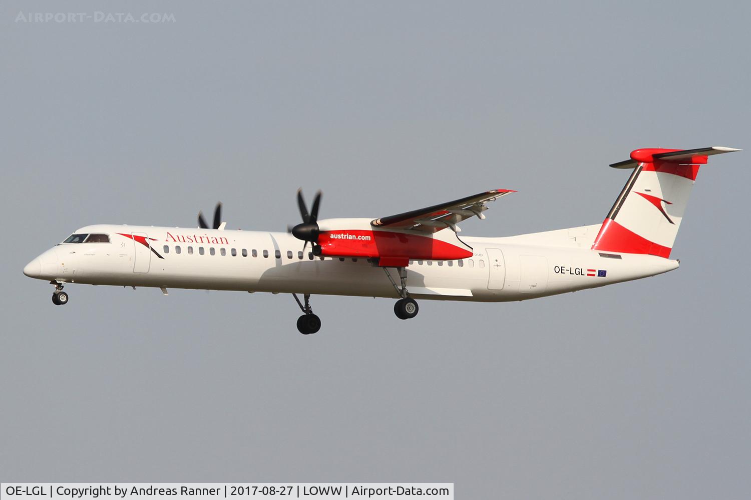 OE-LGL, 2010 De Havilland Canada DHC-8-402Q Dash 8 C/N 4310, Austrian Airlines DHC-8