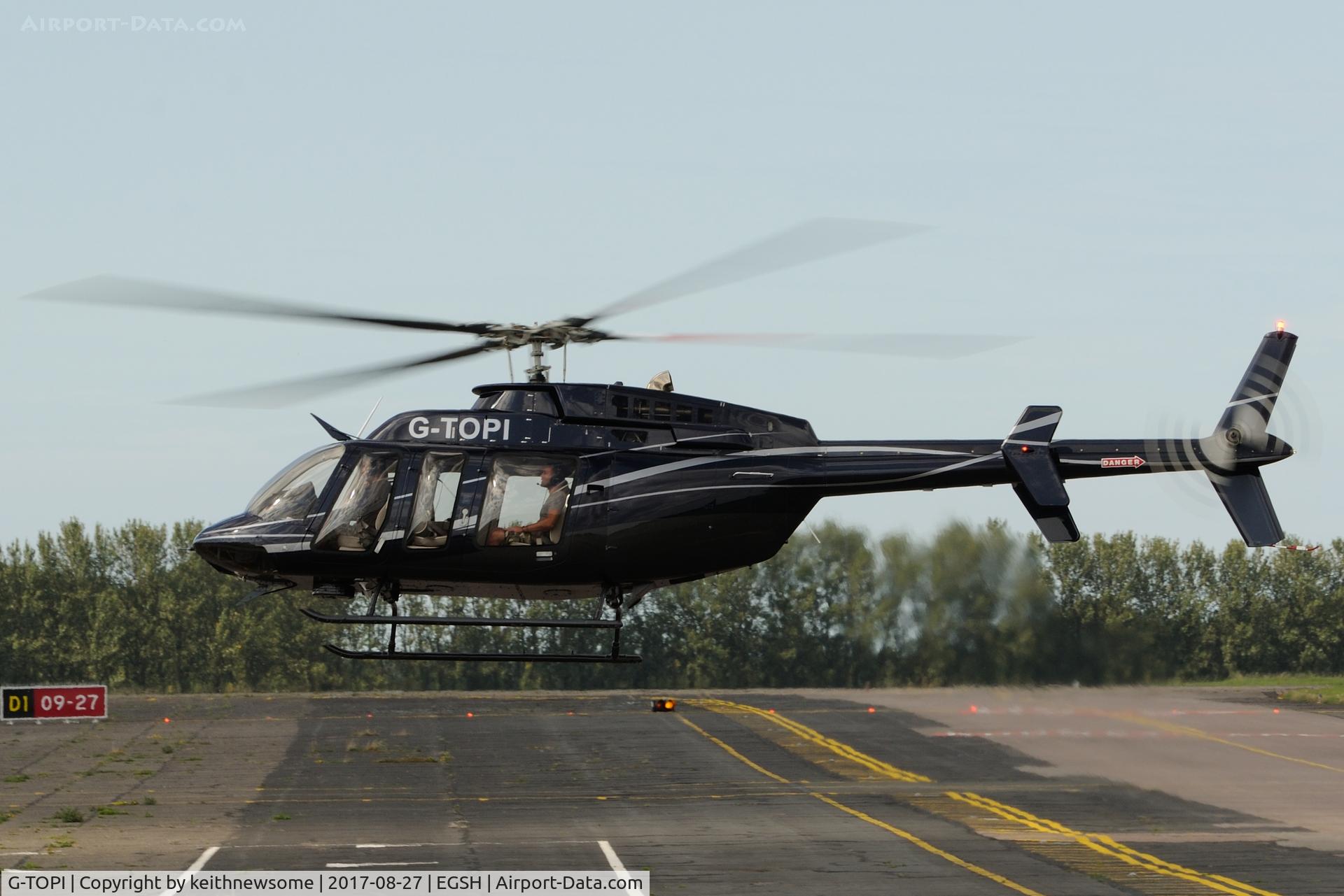 G-TOPI, 2015 Bell 407 C/N 54640, Nice Visitor.