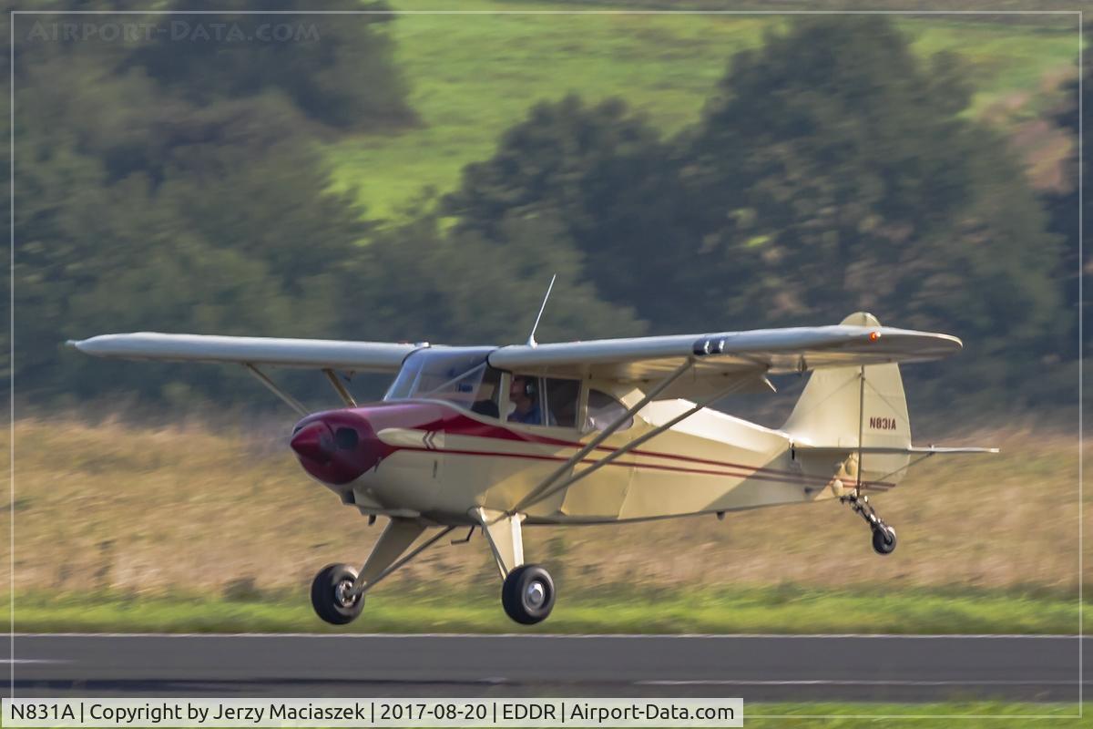 N831A, 1951 Piper PA-22-150 Tri-Pacer C/N 22-132, Piper PA-22