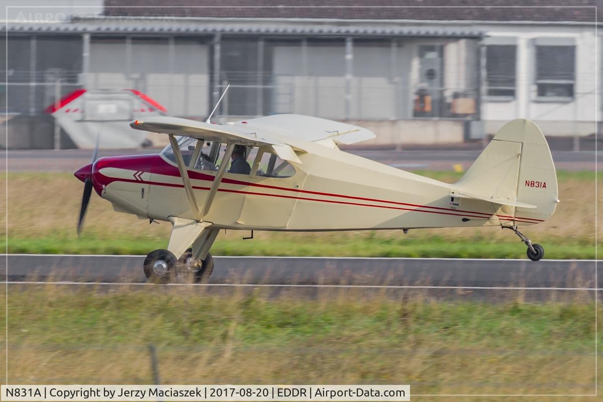 N831A, 1951 Piper PA-22-150 Tri-Pacer C/N 22-132, Piper PA-22