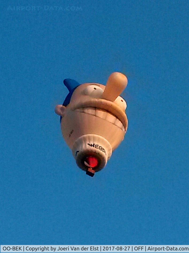 OO-BEK, 2013 Cameron Head 2-120 C/N 11744, Flight over De Pinte, picture taken by An Van der Elst with permission
