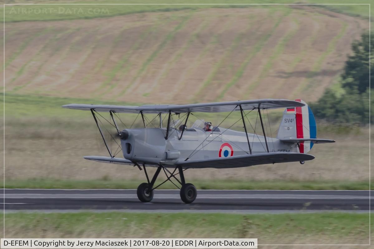 D-EFEM, 1947 Luscombe 8E Silvaire C/N 4736, Stampe & Vertongen SV-4B,