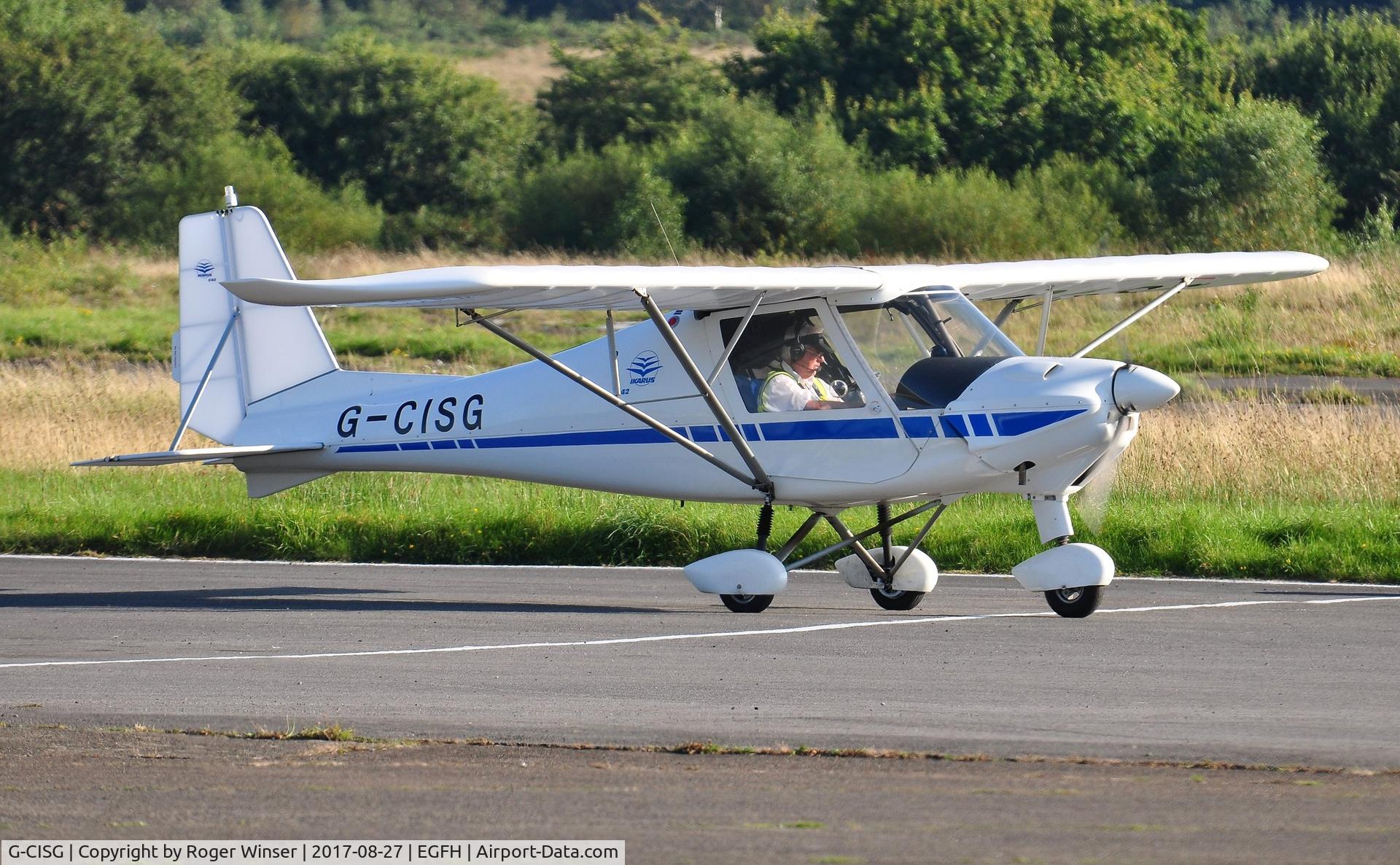 G-CISG, 2015 Comco Ikarus C42 FB80 C/N 1506-7397, Visiting C42.
