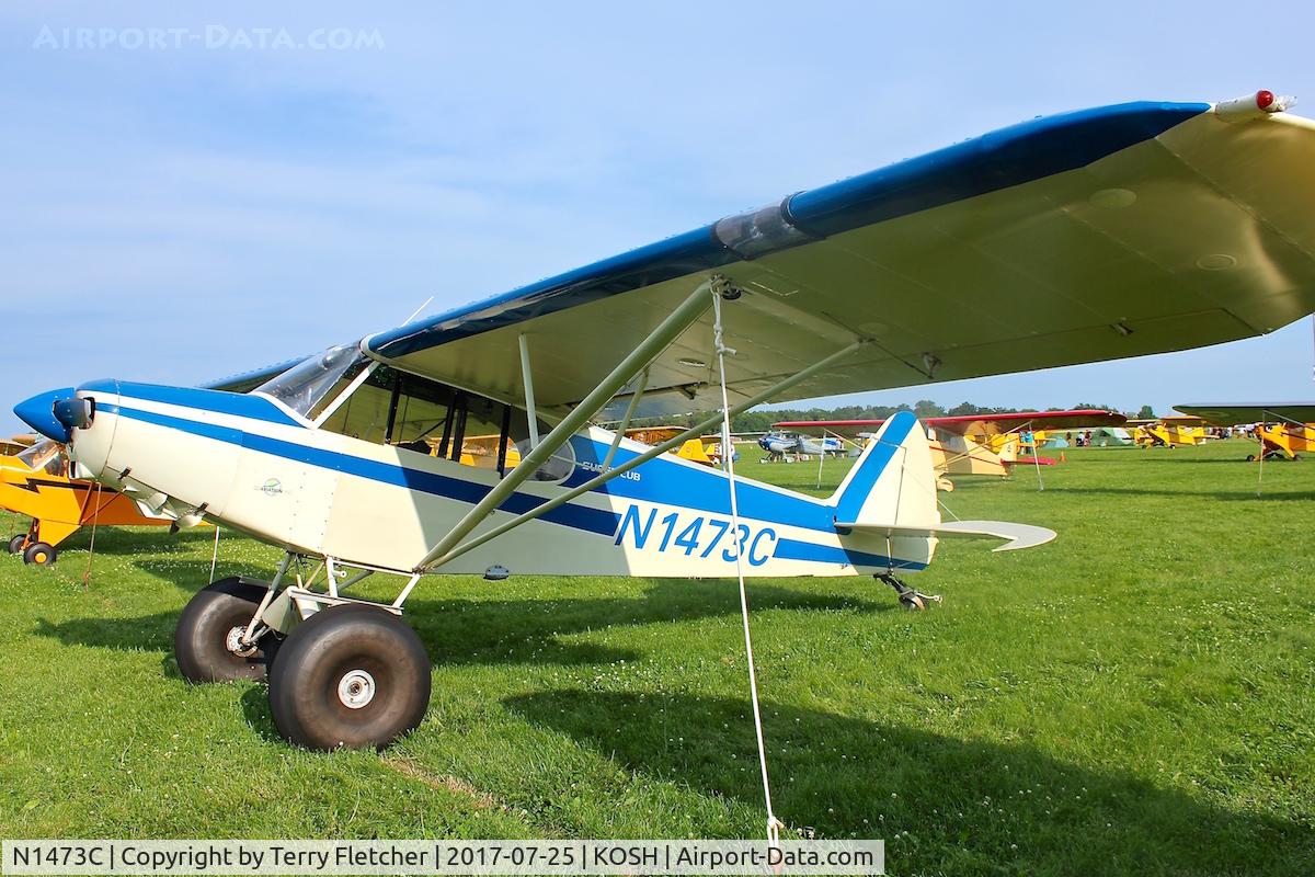N1473C, 1953 Piper PA-18 C/N 18-2677, At 2017 EAA Airventure at Oshkosh