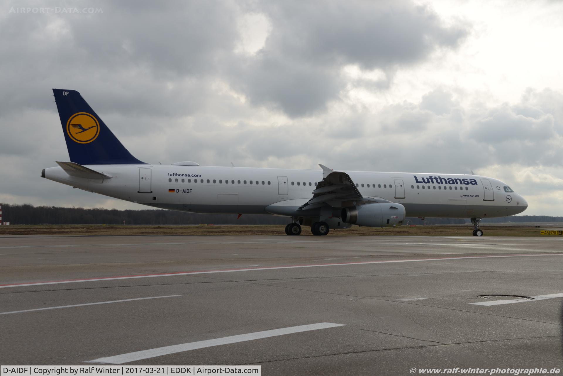 D-AIDF, 2011 Airbus A321-231 C/N 4626, Airbus A321-231 - LH DLH Lufthansa - 4626 - D-AIDF - 21.03.2017 - CGN