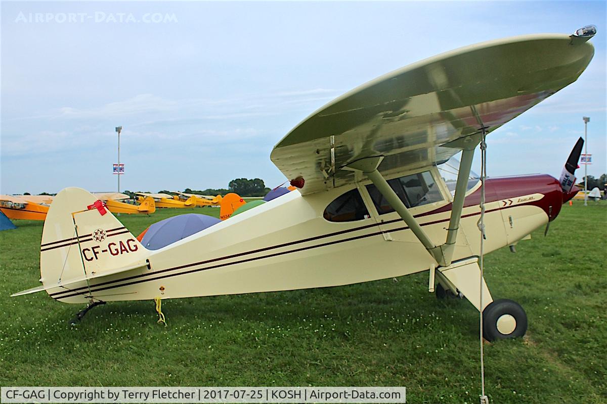 CF-GAG, 1950 Piper PA-20 Pacer C/N 20-213, At 2017 EAA Airventure at Oshkosh