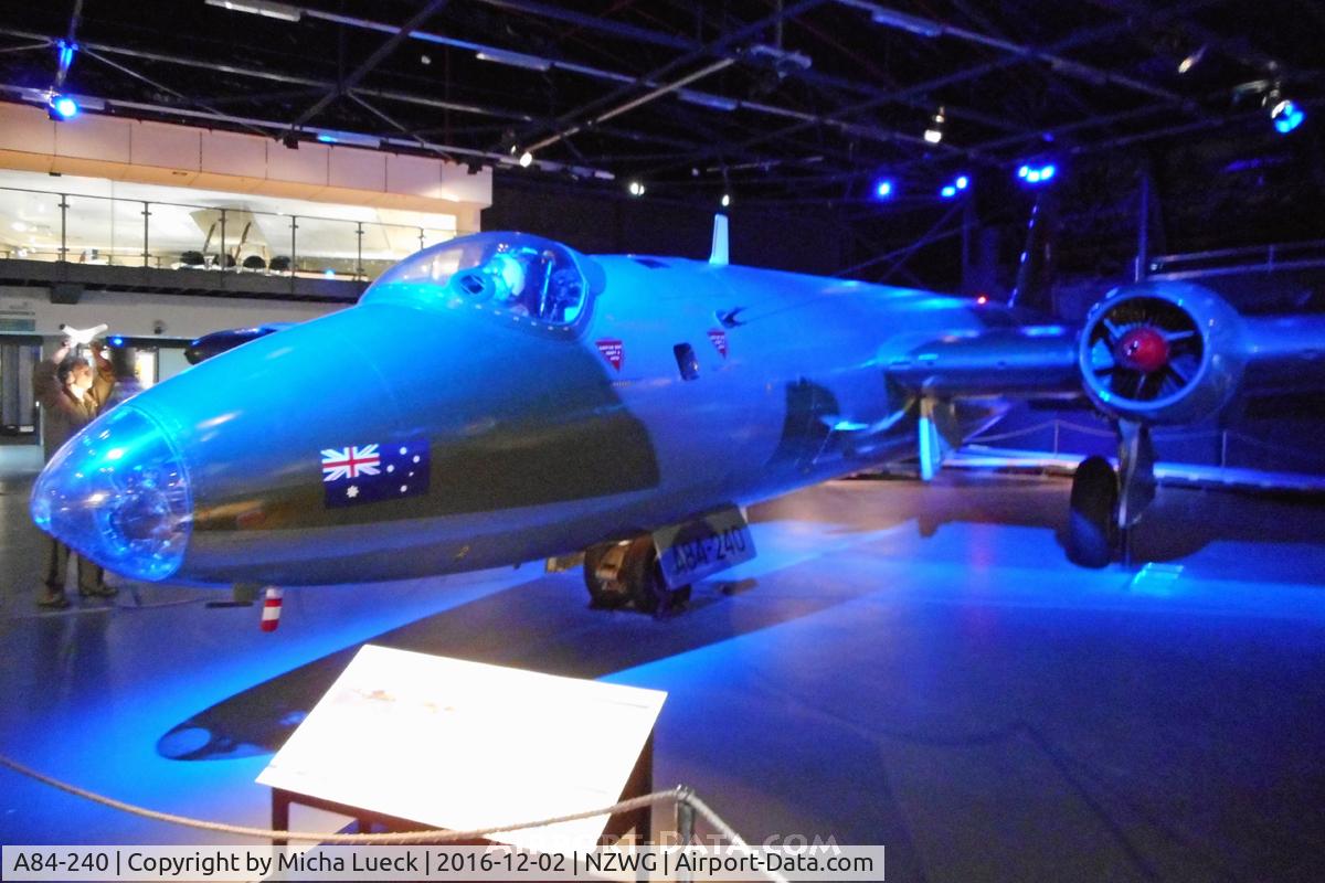 A84-240, English Electric Canberra B.20 C/N 40, At the Air Force Museum in Christchurch
