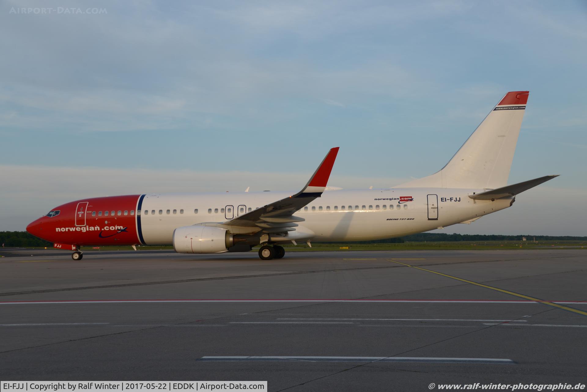 EI-FJJ, 2016 Boeing 737-8JP C/N 41148, Boeing 737-8JP(W) - IBK Norwegian Air International - 41148 - EI-FJJ - 22.05.2017 - CGN