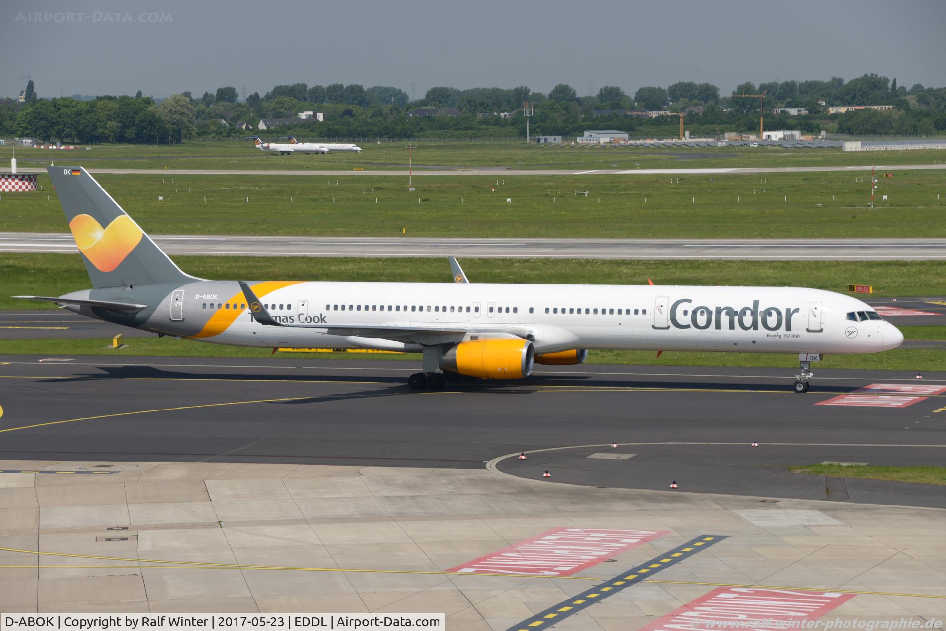 D-ABOK, 2000 Boeing 757-330 C/N 29020, Boeing 757-330 - DE CFG Condor - 29020 - D-ABOK - 23.05.2017 - DUS