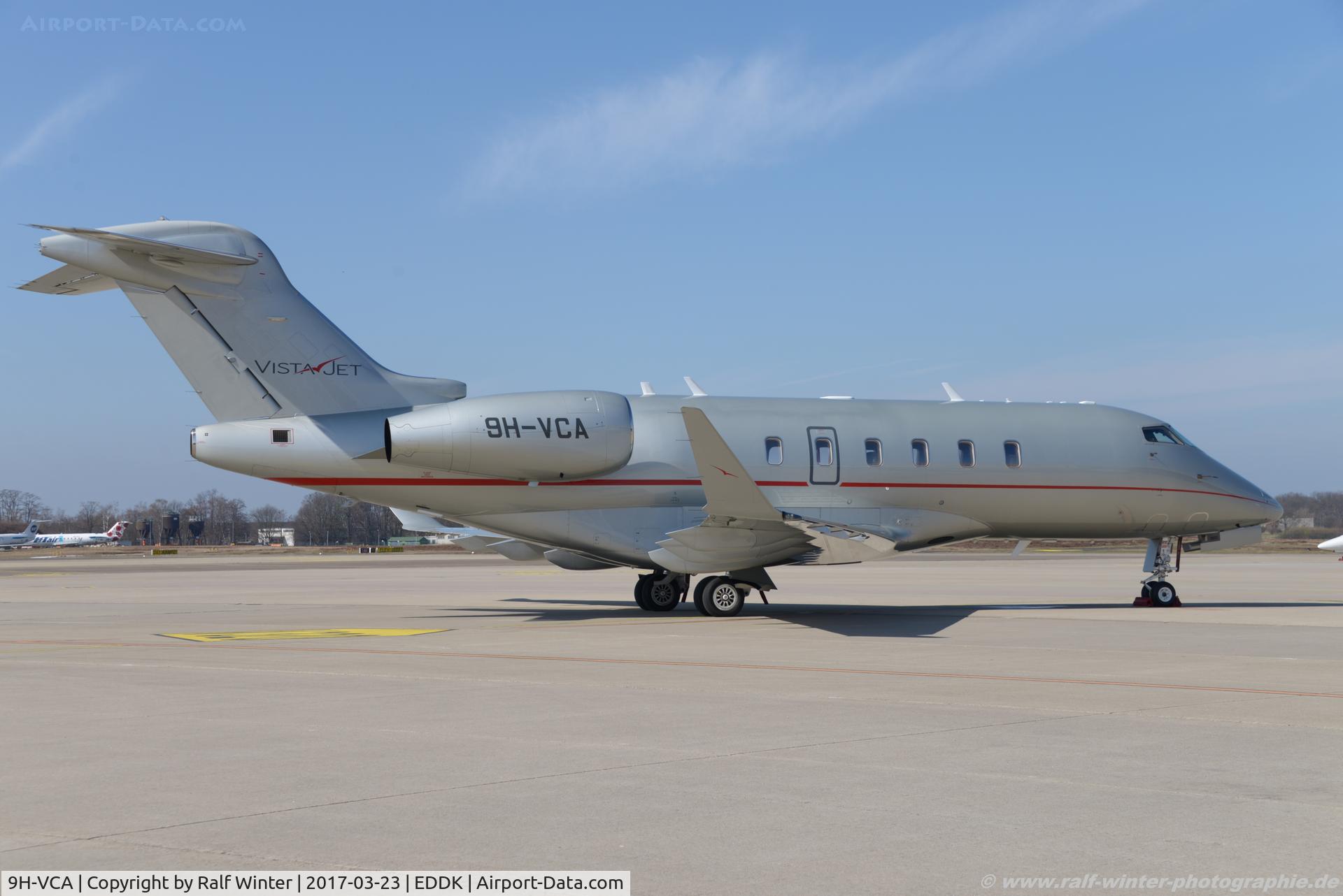 9H-VCA, 2014 Bombardier Challenger 350 (BD-100-1A10) C/N 20513, Bombardier BD-100-1A10 Challenger 350 - VJT VistaJet Ltd - 20513 - 9H-VCA - 23.03.2017 - CGN