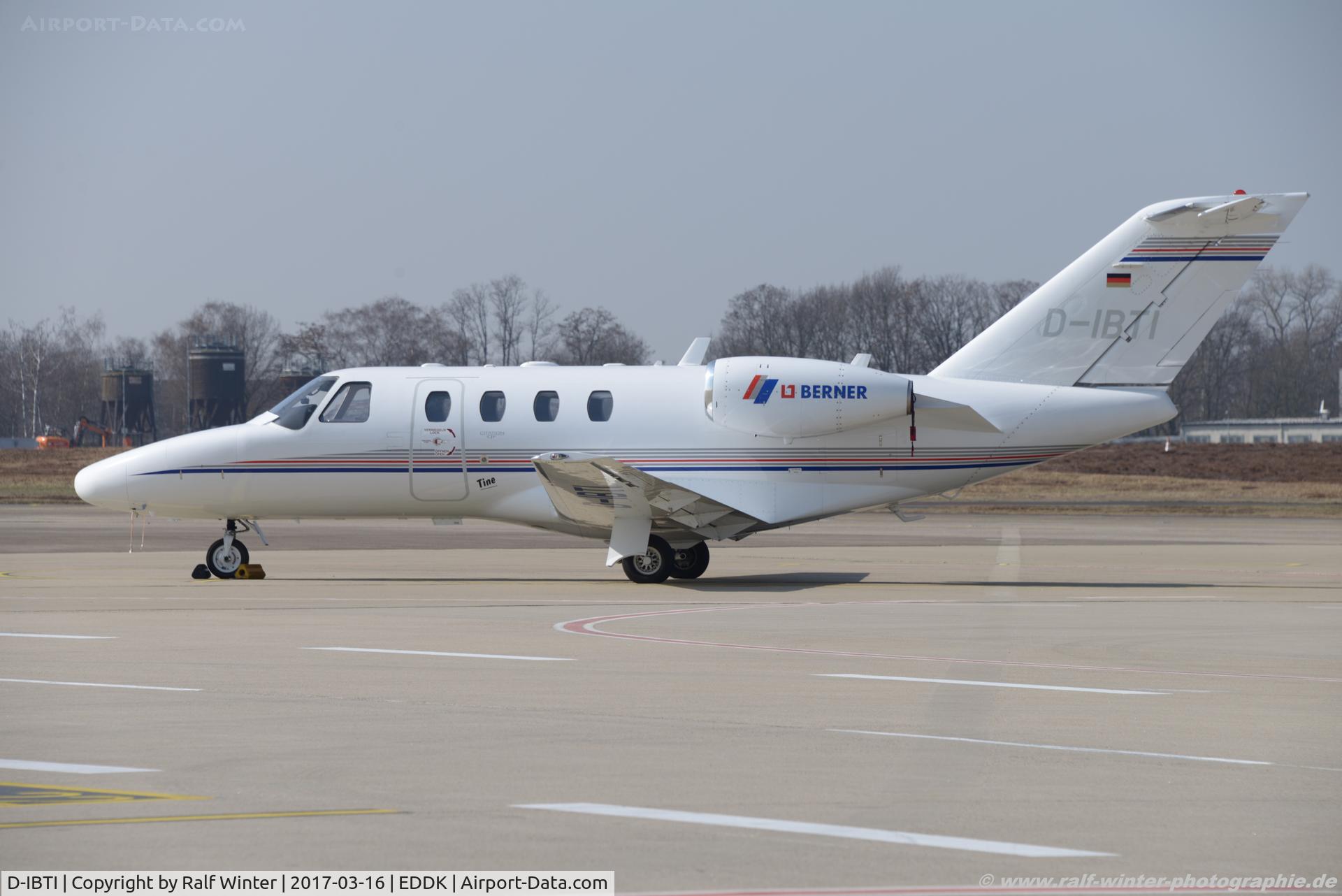 D-IBTI, Cessna 525 CitationJet CJ1+ C/N 525-0684, Cessna 525 CitationJet CJ1+ - Berner Kunststofftechnik GmbH - 525-0684 - D-IBTI - 16.03.2017 - CGN