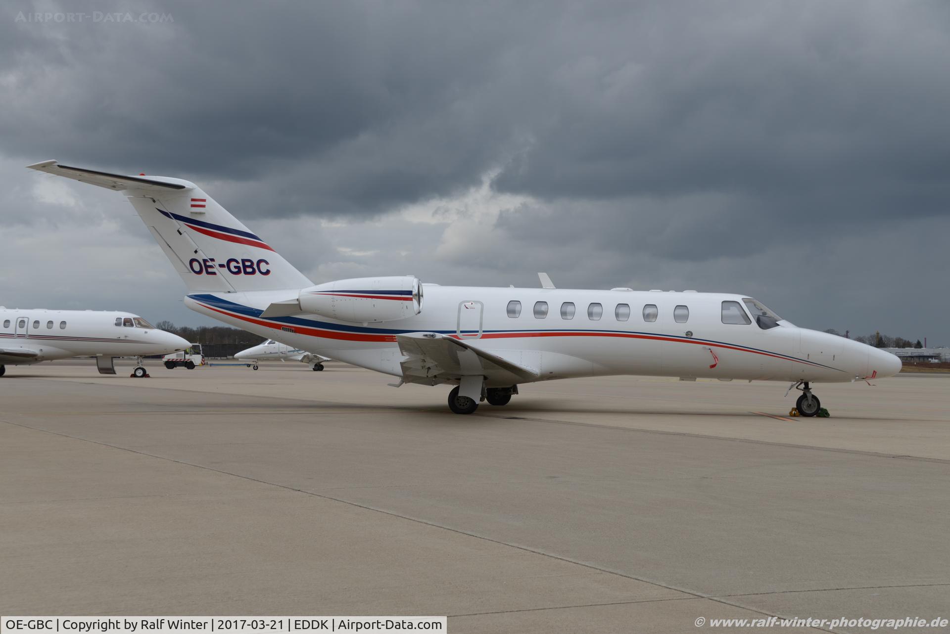 OE-GBC, 1992 Cessna 550 Citation II C/N 550-0717, Cessna 525B CitationJet CJ3 - JAR Airlink Luftverkehrs GmbH - 525B0219 - OE-GBC - 21.03.2017 - CGN