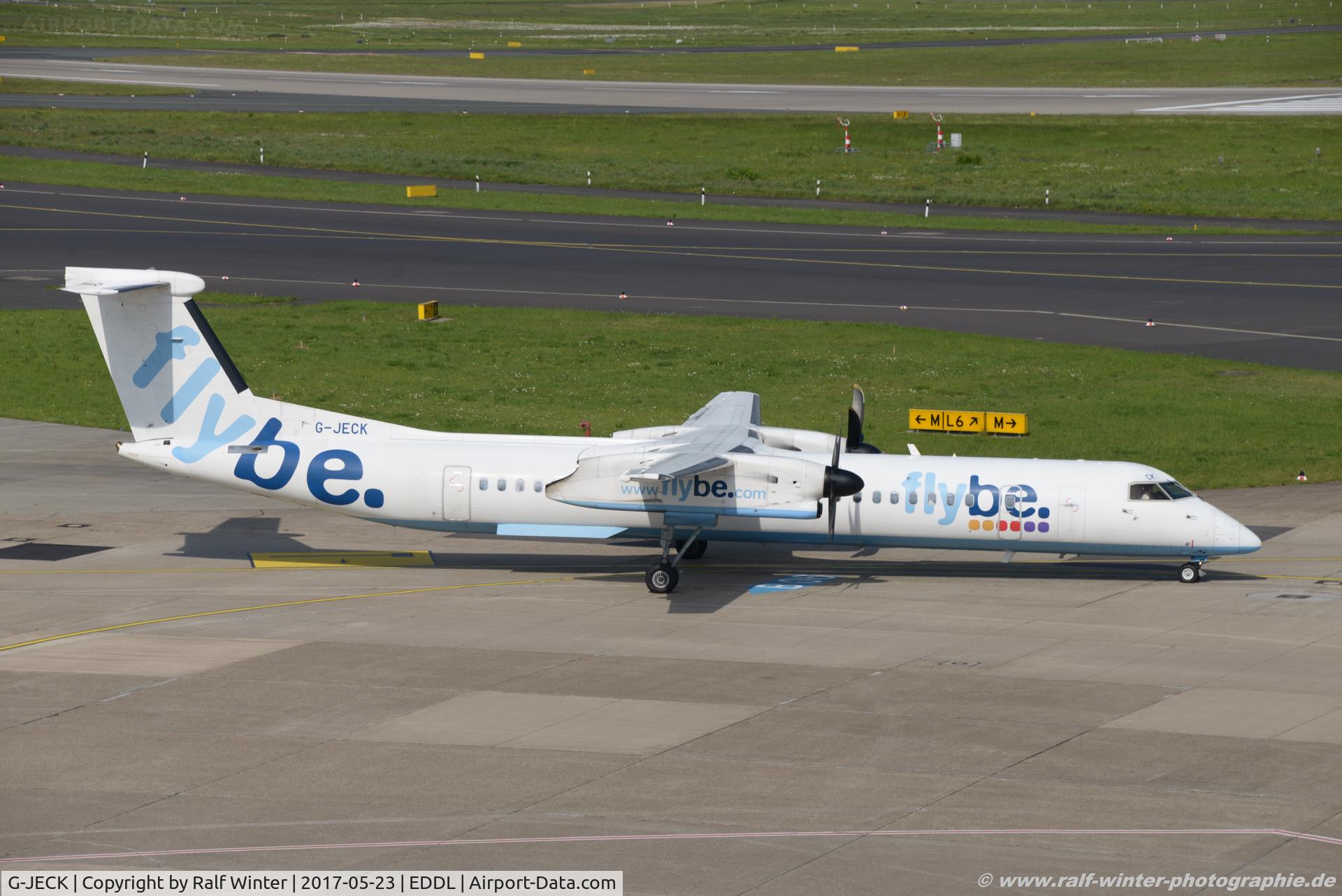G-JECK, 2005 De Havilland Canada DHC-8-402Q Dash 8 C/N 4113, De Havilland Canada DHC-8-402 - BE BEE FlyBe Ltd - 4113 - G-JECK - 23.05.2017 - DUS