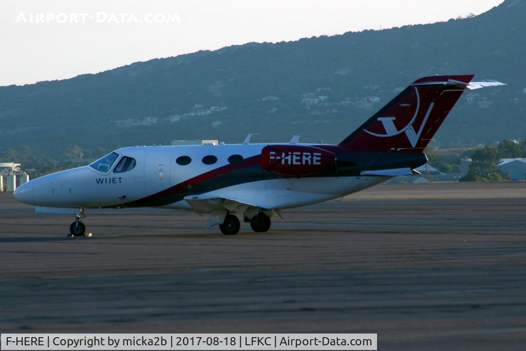 F-HERE, 2009 Cessna 510 Citation Mustang Citation Mustang C/N 510-0194, Parked