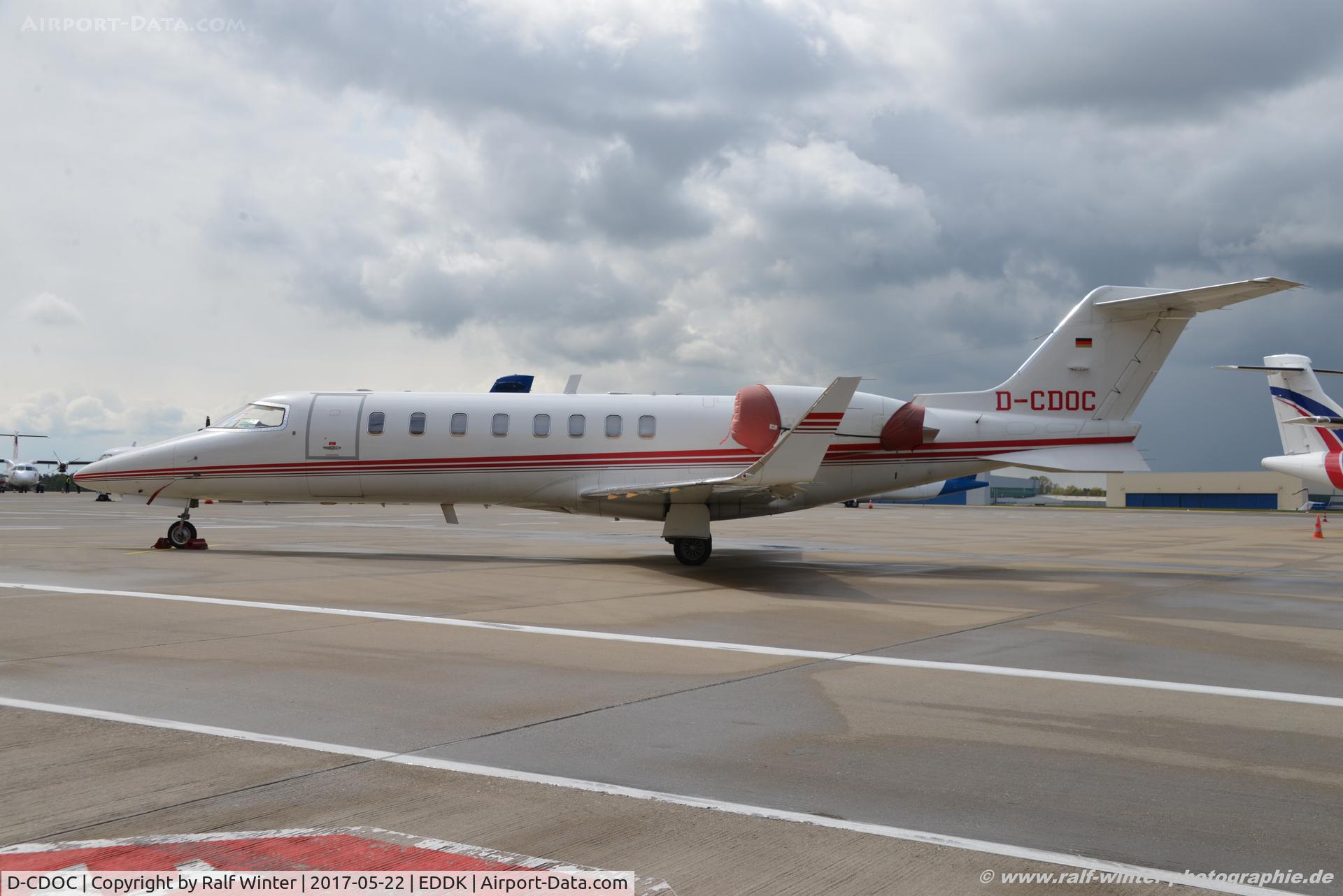 D-CDOC, 1998 Learjet 45 C/N 45-018, Learjet 45 - Med Call GmbH - 45-018 - D-CDOC - 22.05.2017 - CGN
