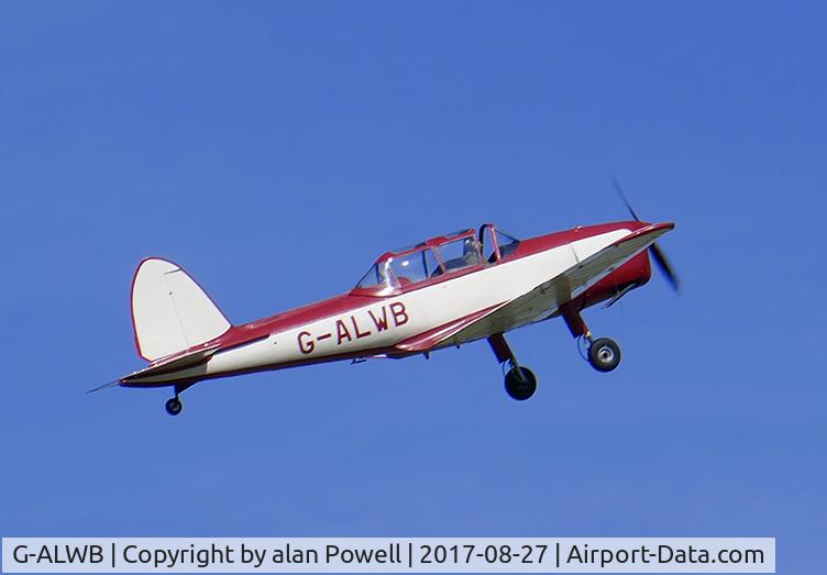 G-ALWB, 1950 De Havilland DHC-1 Chipmunk 22A C/N C1/0100, Little Grandsen Airshow. 27th August, 2018
