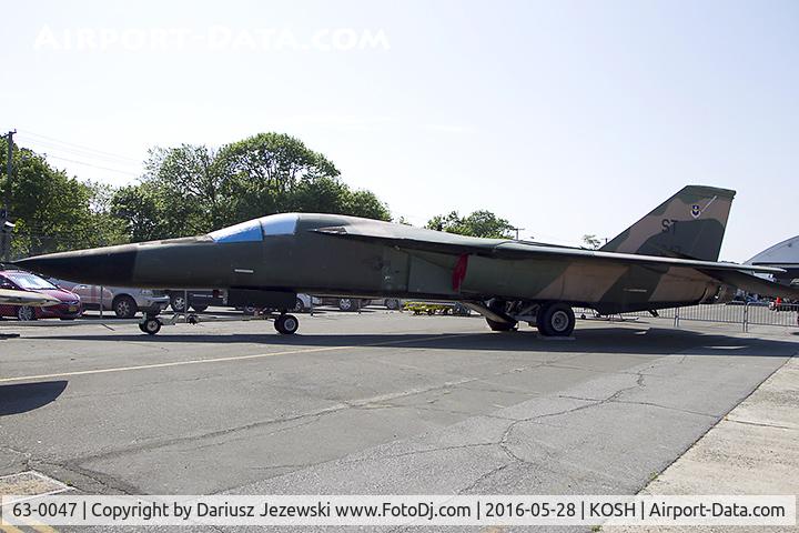 63-0047, 1967 General Dynamics F-111A Aardvark C/N A1-092, F-111A Aardvark 63-0047 C/N A1-092