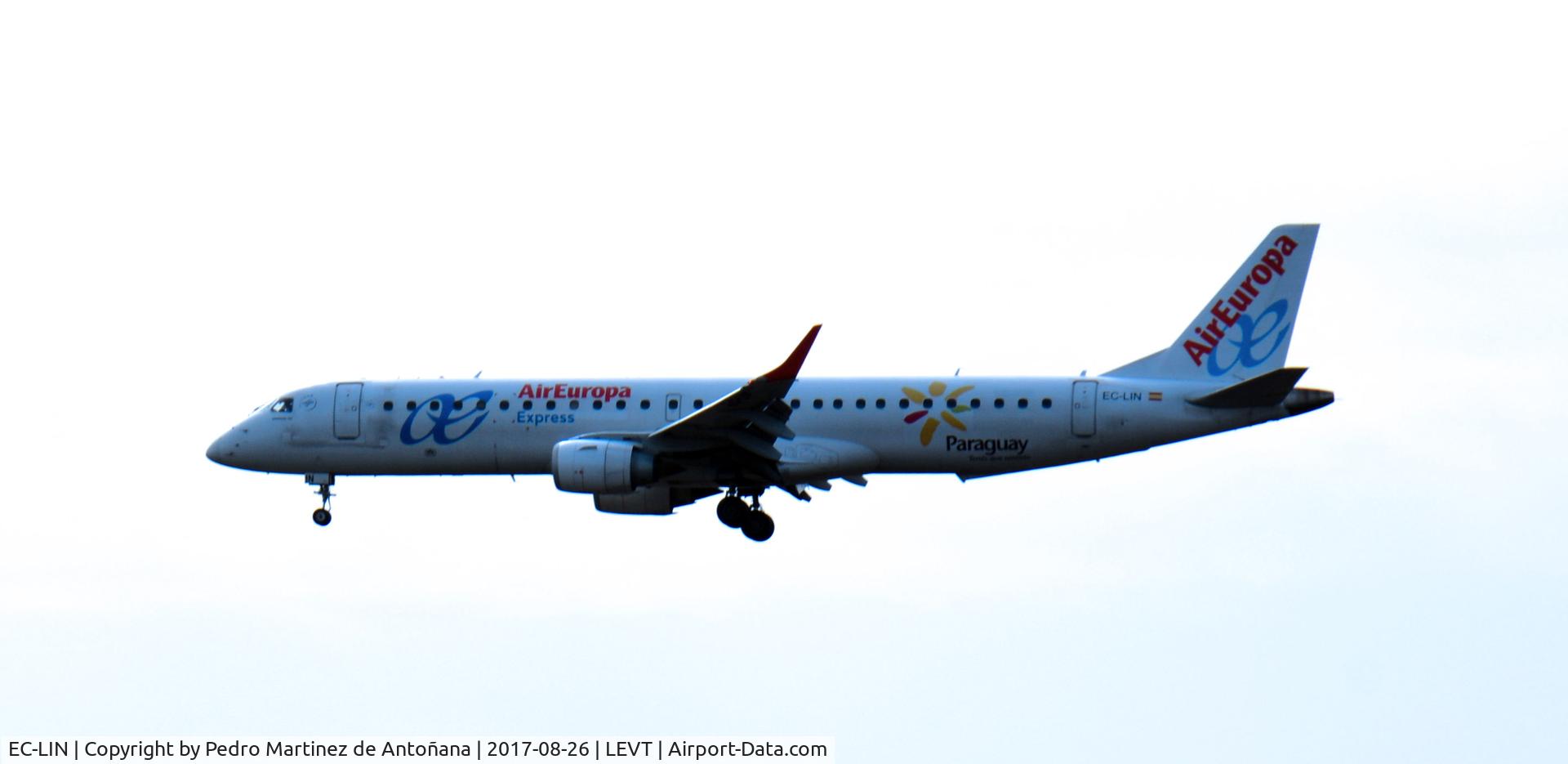 EC-LIN, 2010 Embraer 195LR (ERJ-190-200LR) C/N 19000401, Foronda - Vitoria-Gasteiz - España
Air Europa Express