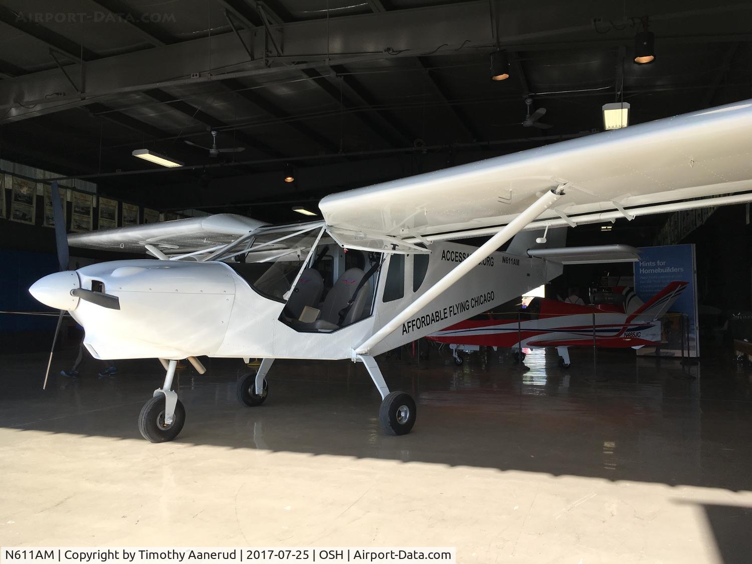 N611AM, 2017 Zenith CH-750 Cruzer C/N 1-001, 2017 ZENITH CH-750 Cruzer,  Gift of Wings aircraft.